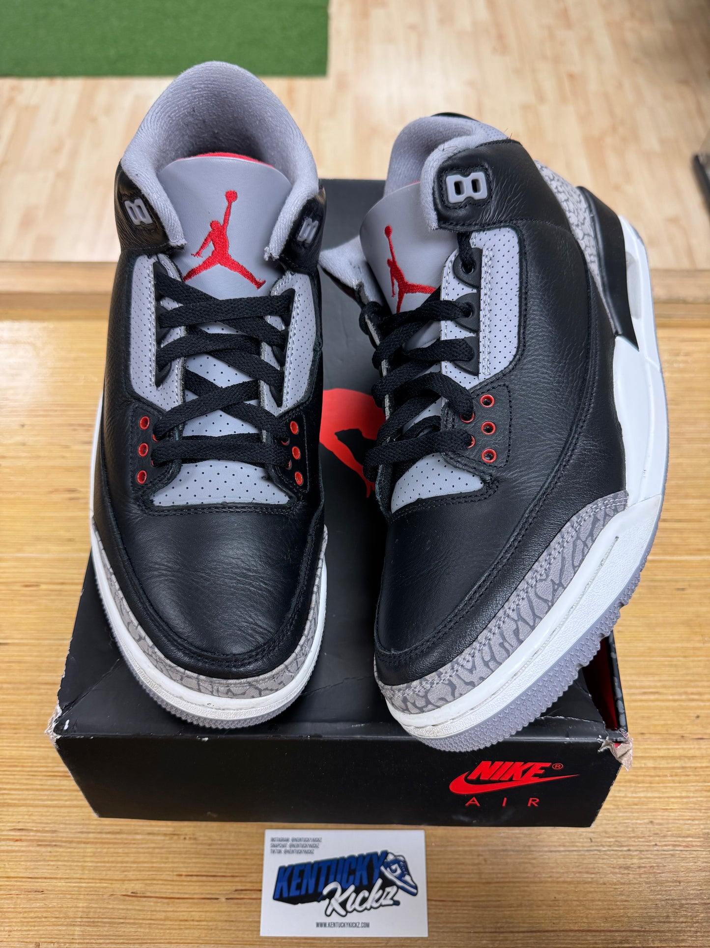 Jordan 3 Retro “Black Cement” 2024 (Sz 10)