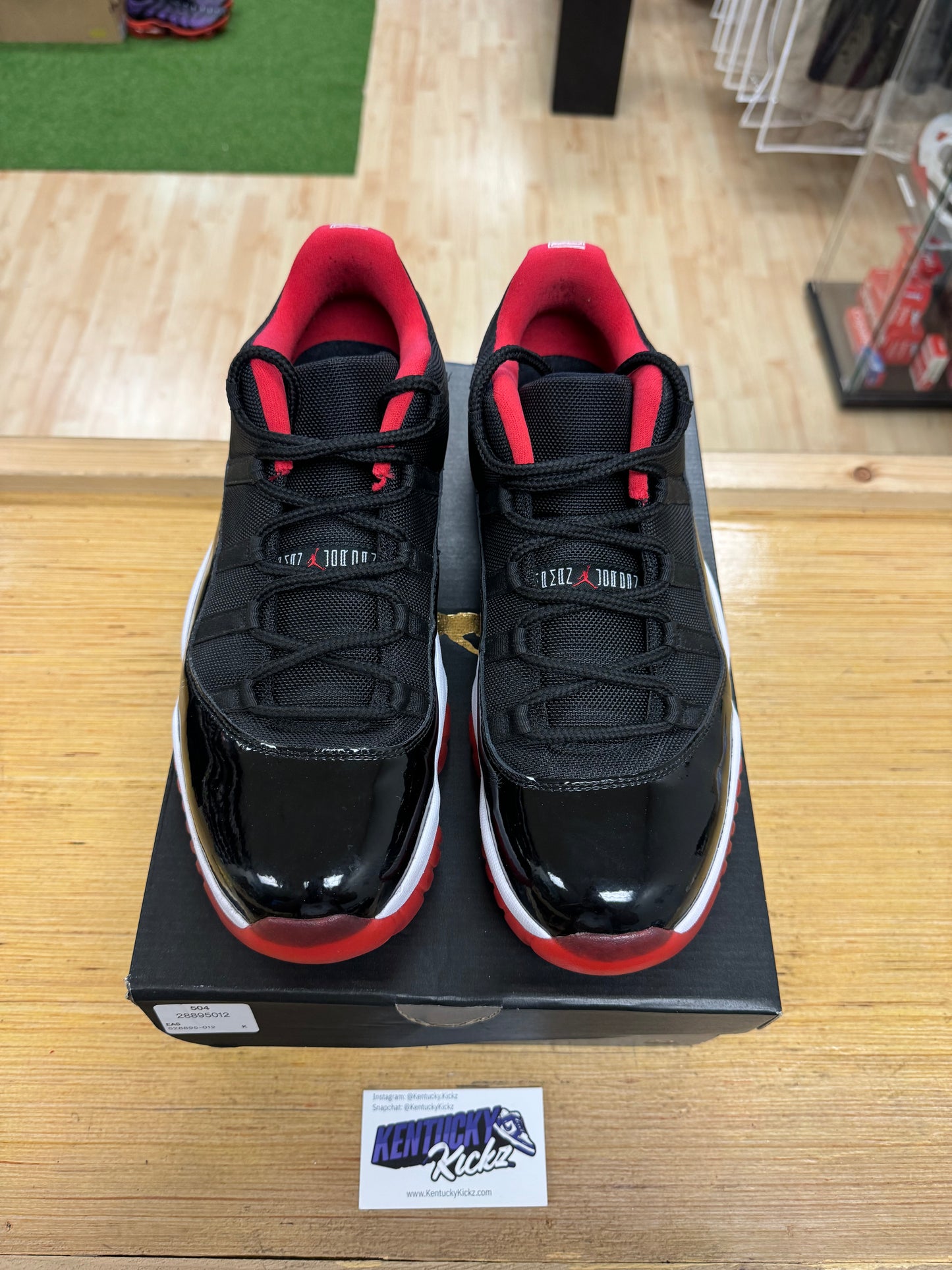 Jordan 11 Low “Bred” (Sz 13) (USED 1x)