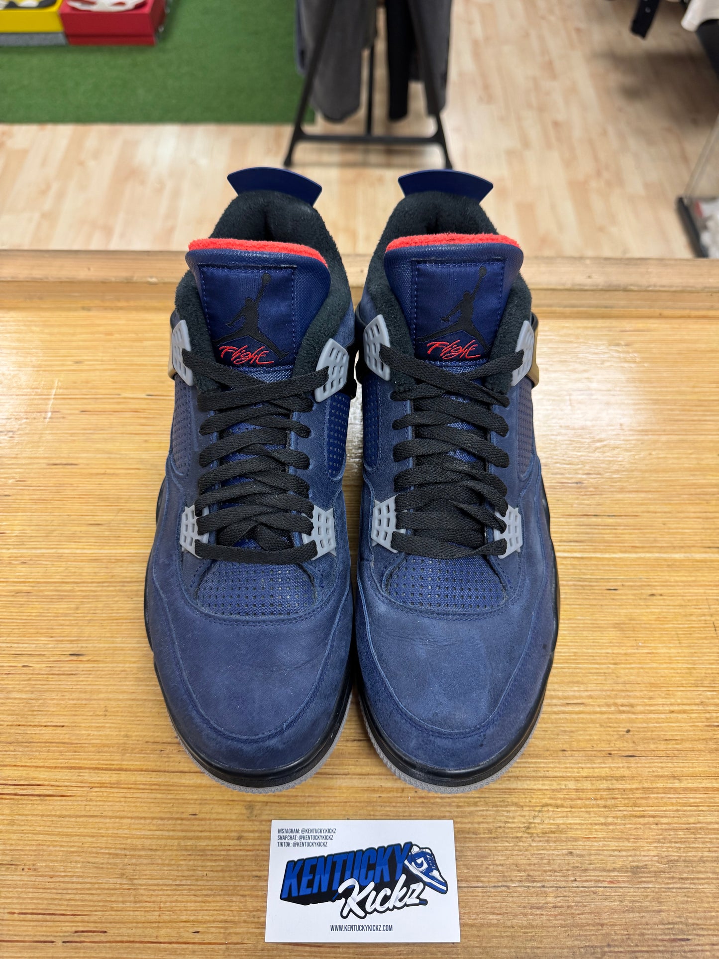 Jordan 4 Retro “Winterized Loyal Blue” (Sz 12)