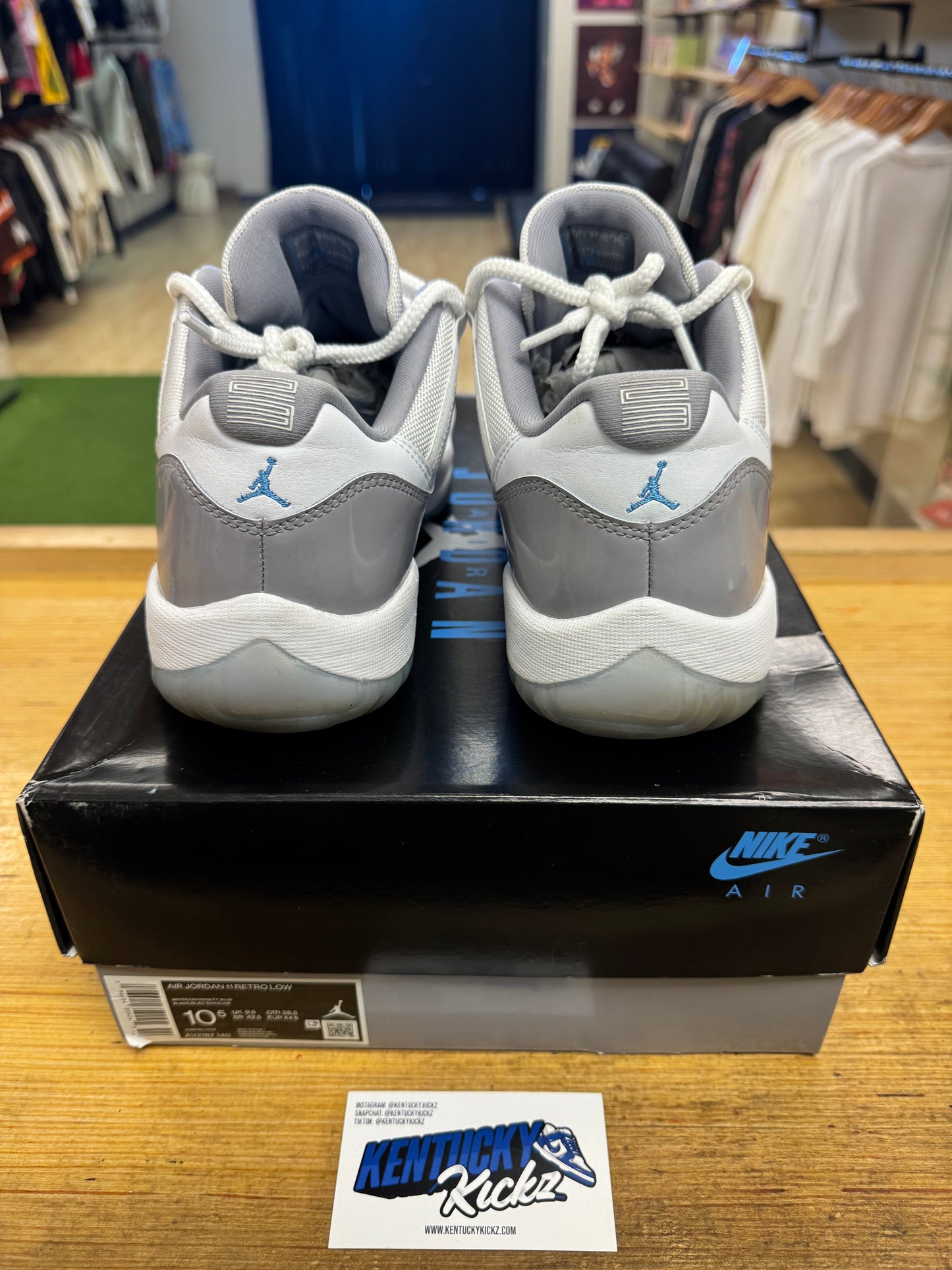 Jordan 11 Low “Cement Grey” (Sz 10.5)