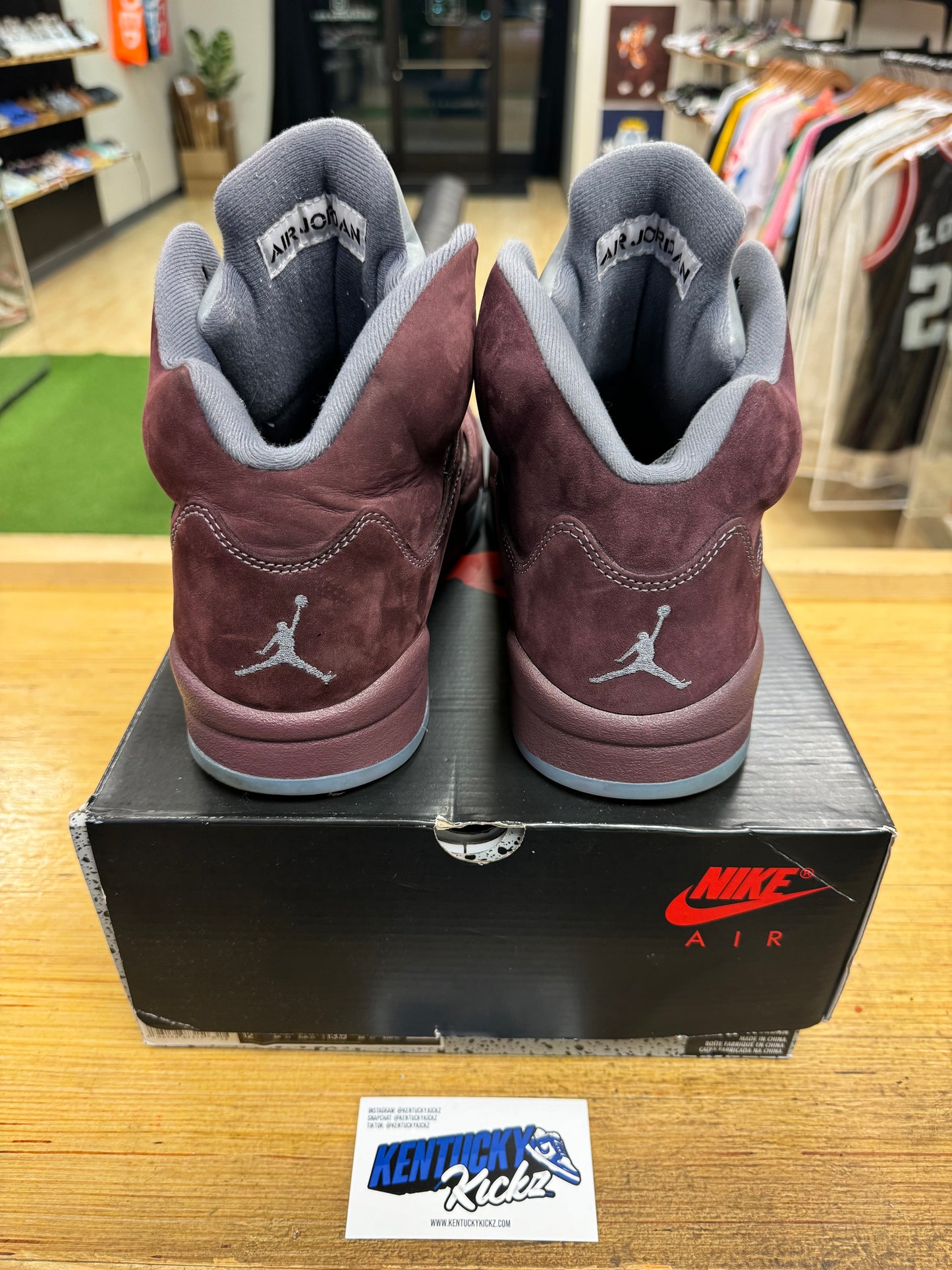 Jordan 5 Retro “Burgundy” (Sz 12)