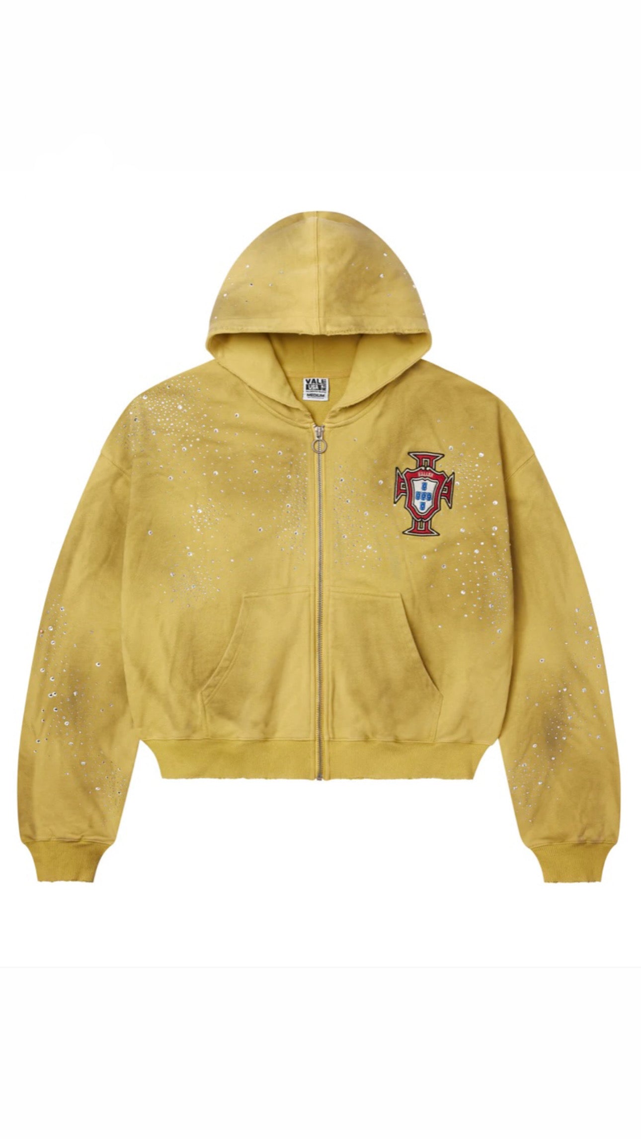 “VALE” PLUTO CLUSTERED ZIP UP (Yellow)