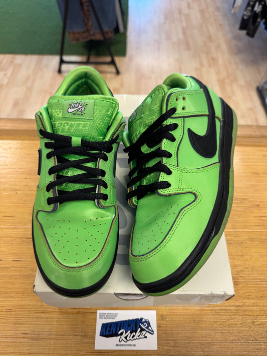 SB Dunk Low “The Powerpuff Girls Buttercup” (Sz 9.5)