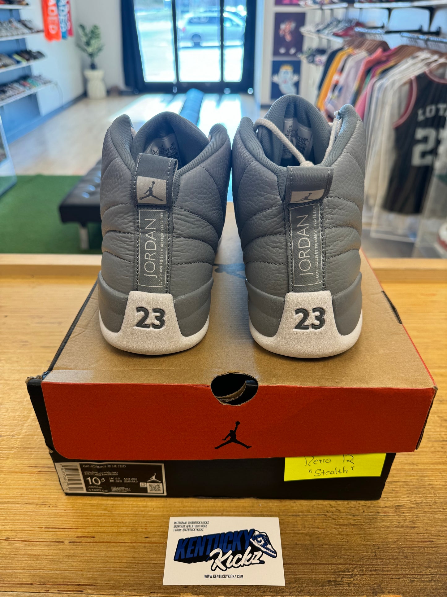 Jordan 12 Retro “Stealth” (Sz 10.5)