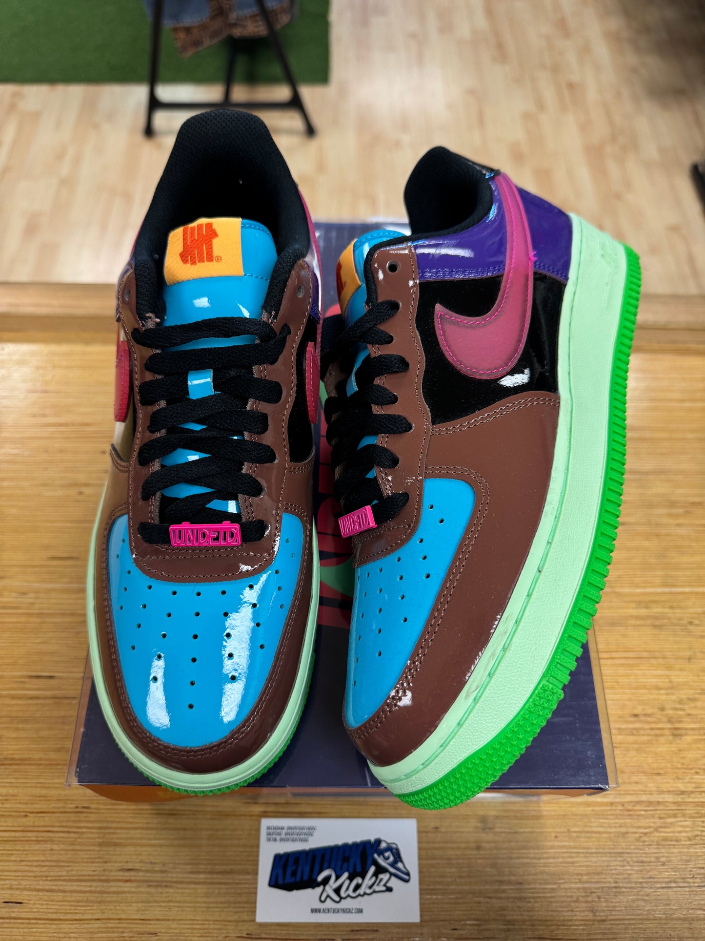 Air Force 1 Low SP “Undefeated Multi-Patent Pink Prime” (Sz 9.5)