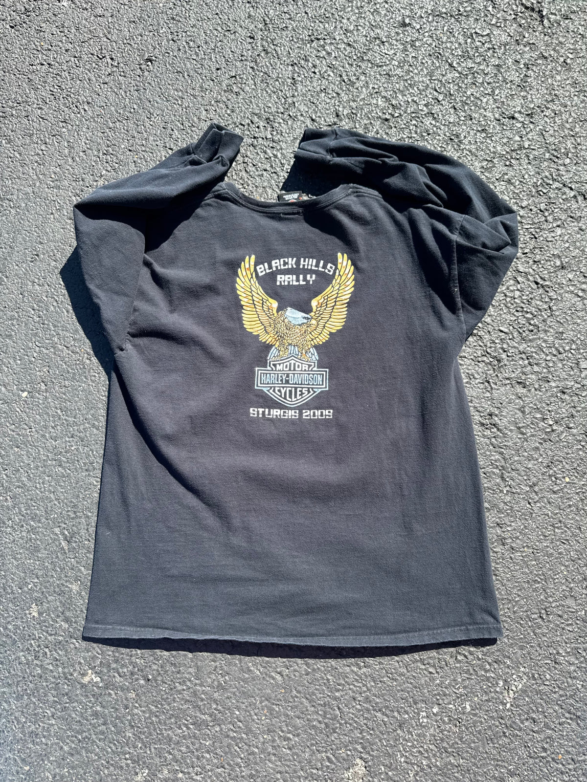 Vintage 2005 Harley-Davidson Sturgis Black Hills Rally Flame Sleeve