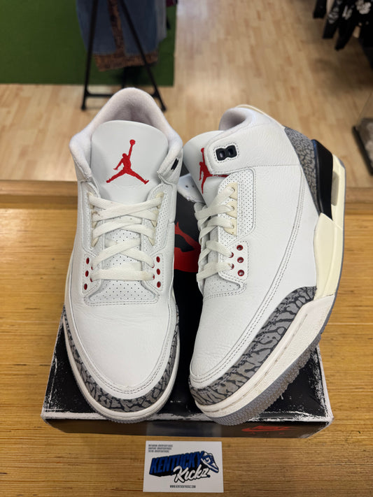 Jordan 3 Retro “White Cement Reimagined” (Sz 12)