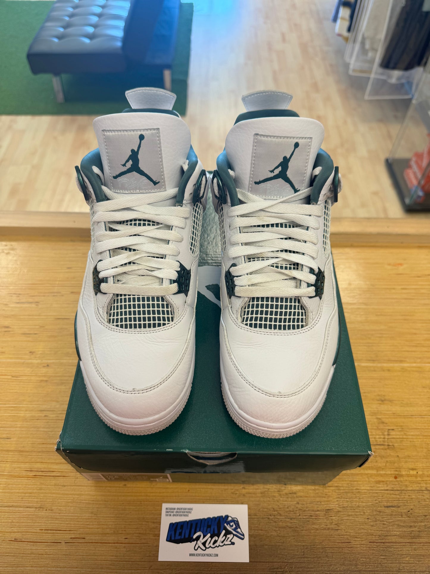 Jordan 4 Retro “Oxidized Green” (Sz 10.5)