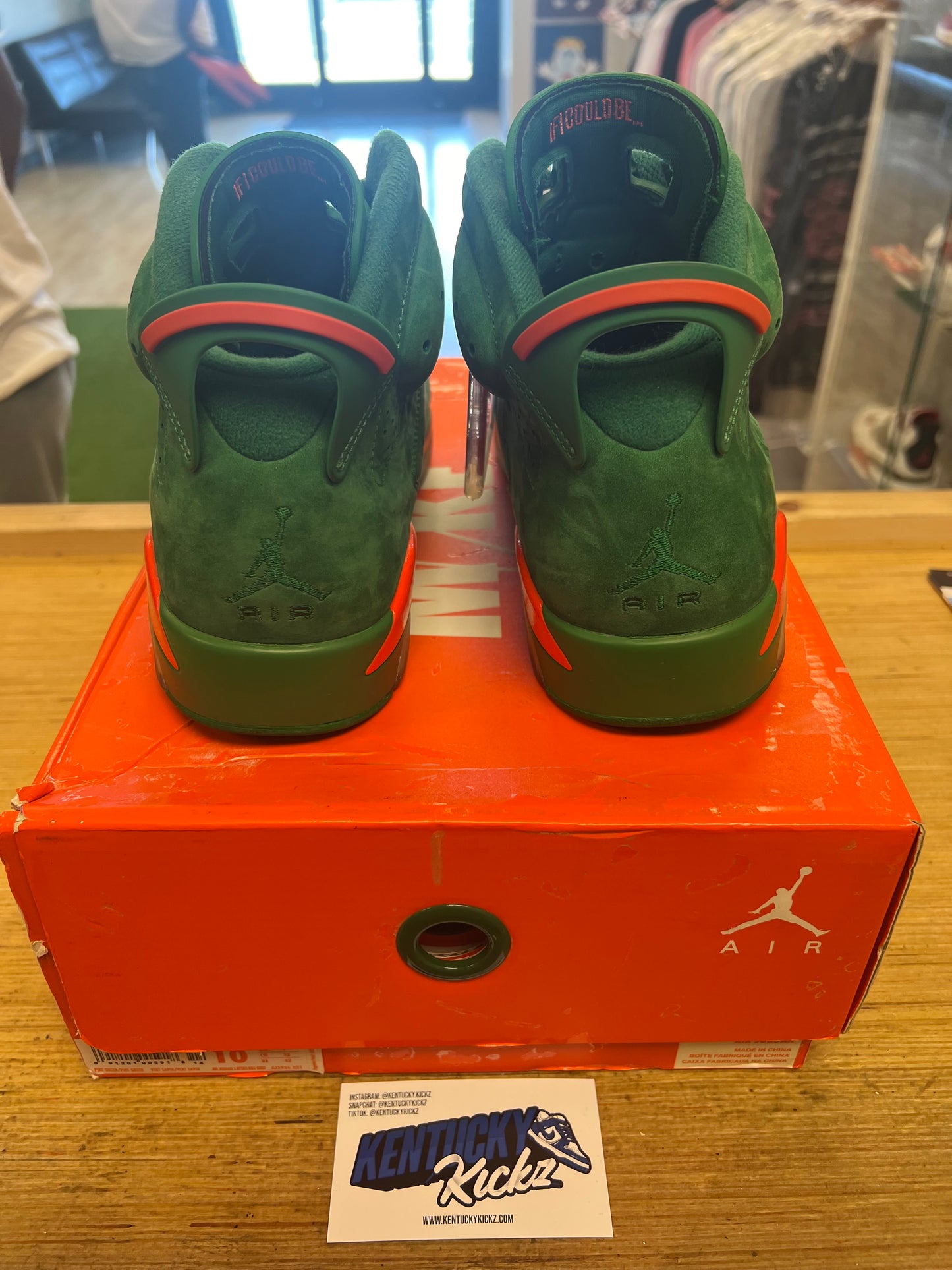 Jordan 6 Retro “Gatorade Green” (Sz 10) (USED 1x)