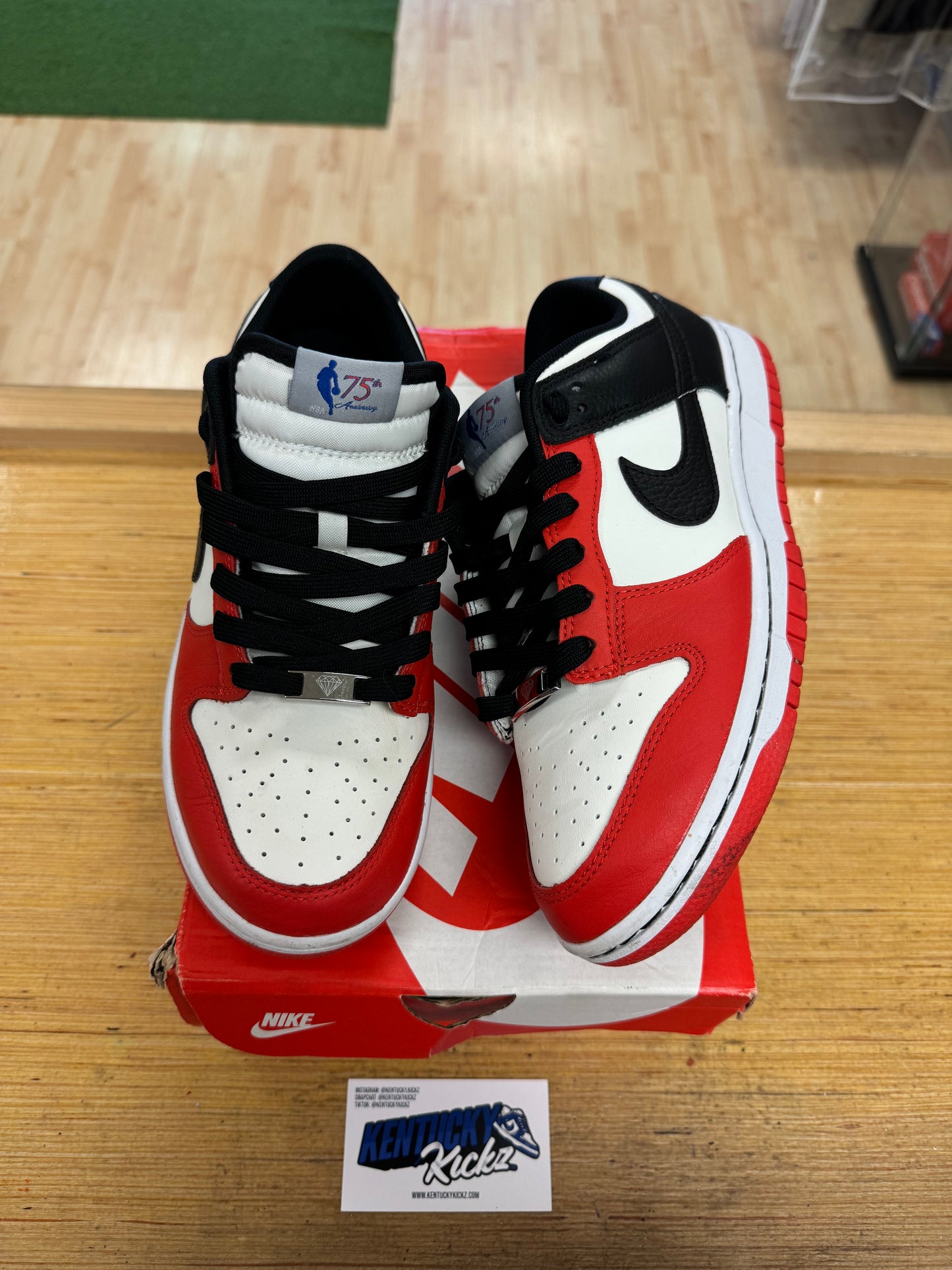 Dunk Low “NBA 75th Anniversary Chicago” (Sz 8) (USED)