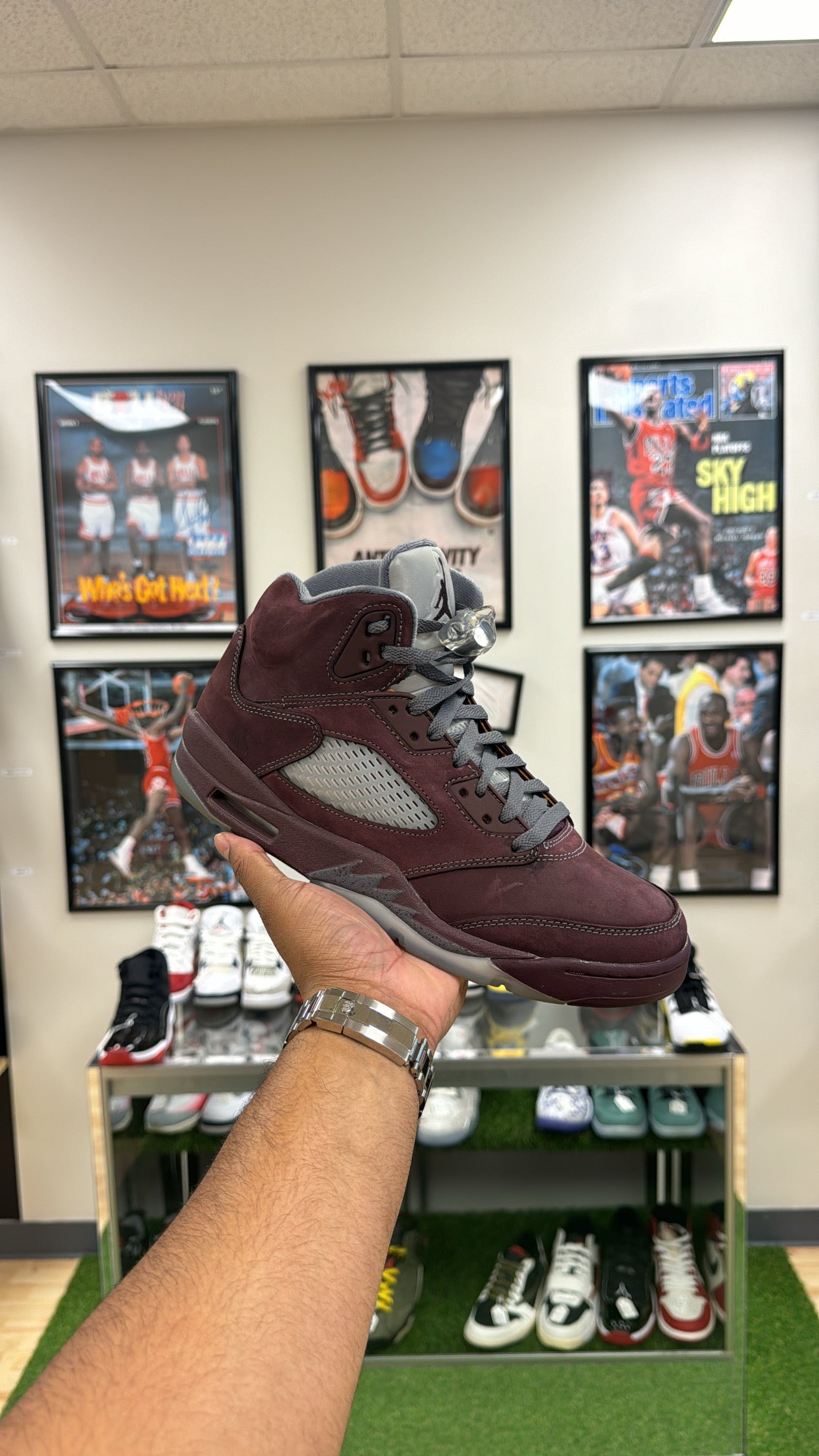 Jordan 5 Retro “Burgundy” 2023 (Sz 8.5)