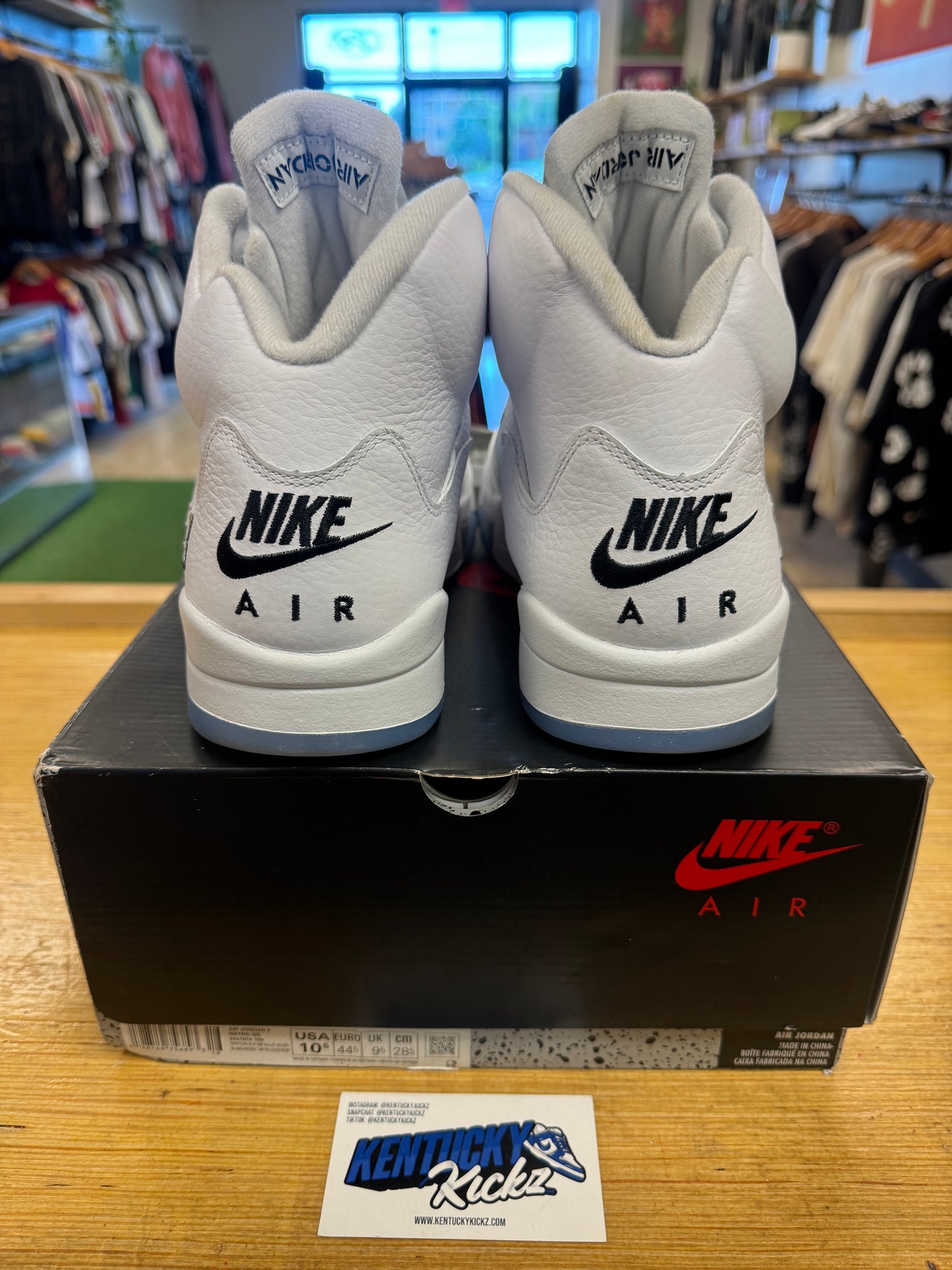 Jordan 5 Retro “White Metallic” 2026 (Sz 10.5)