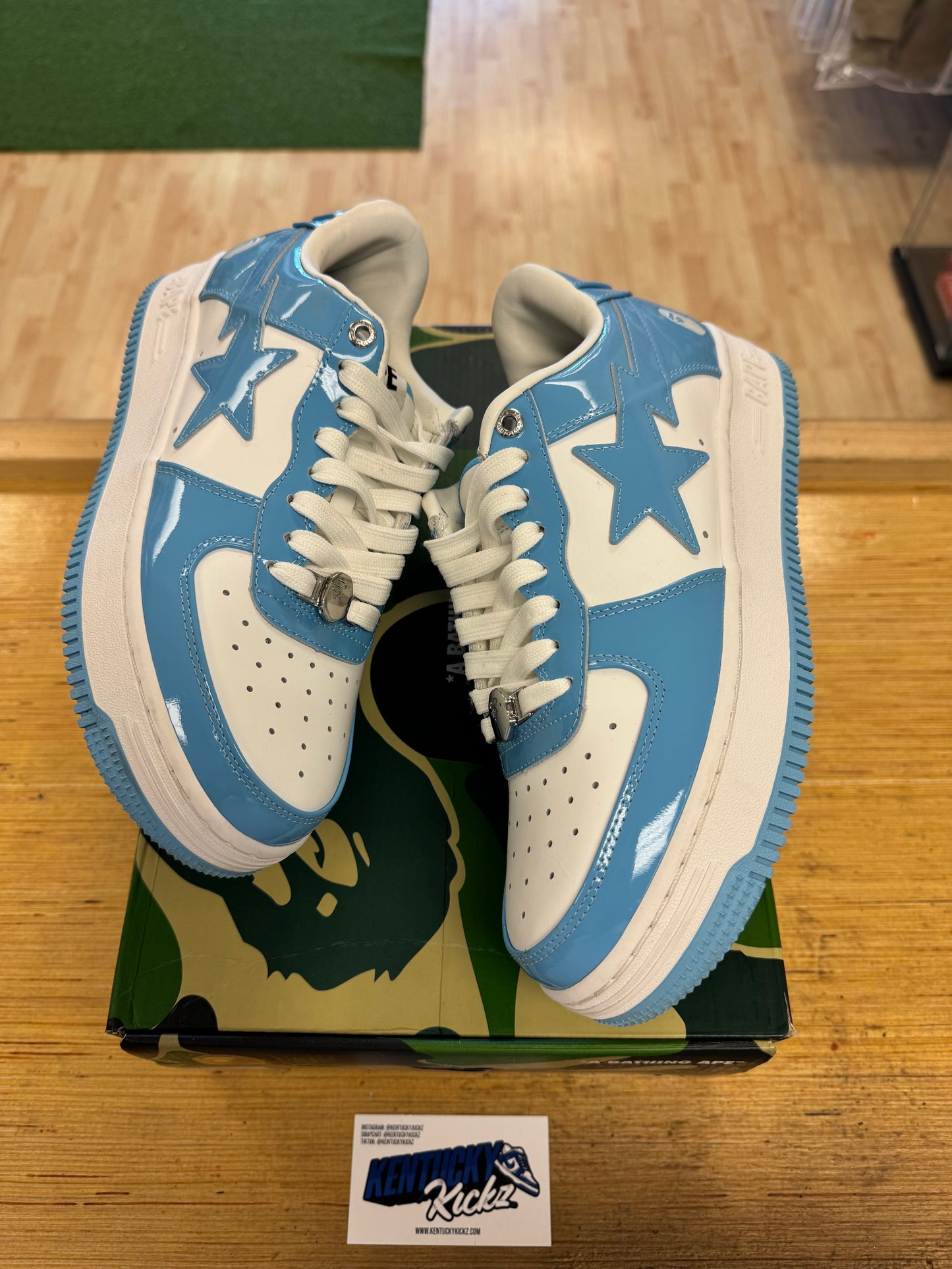 A Bathing Ape Bape Sta Low “Blue” (Sz 8.5) (USED 1x)