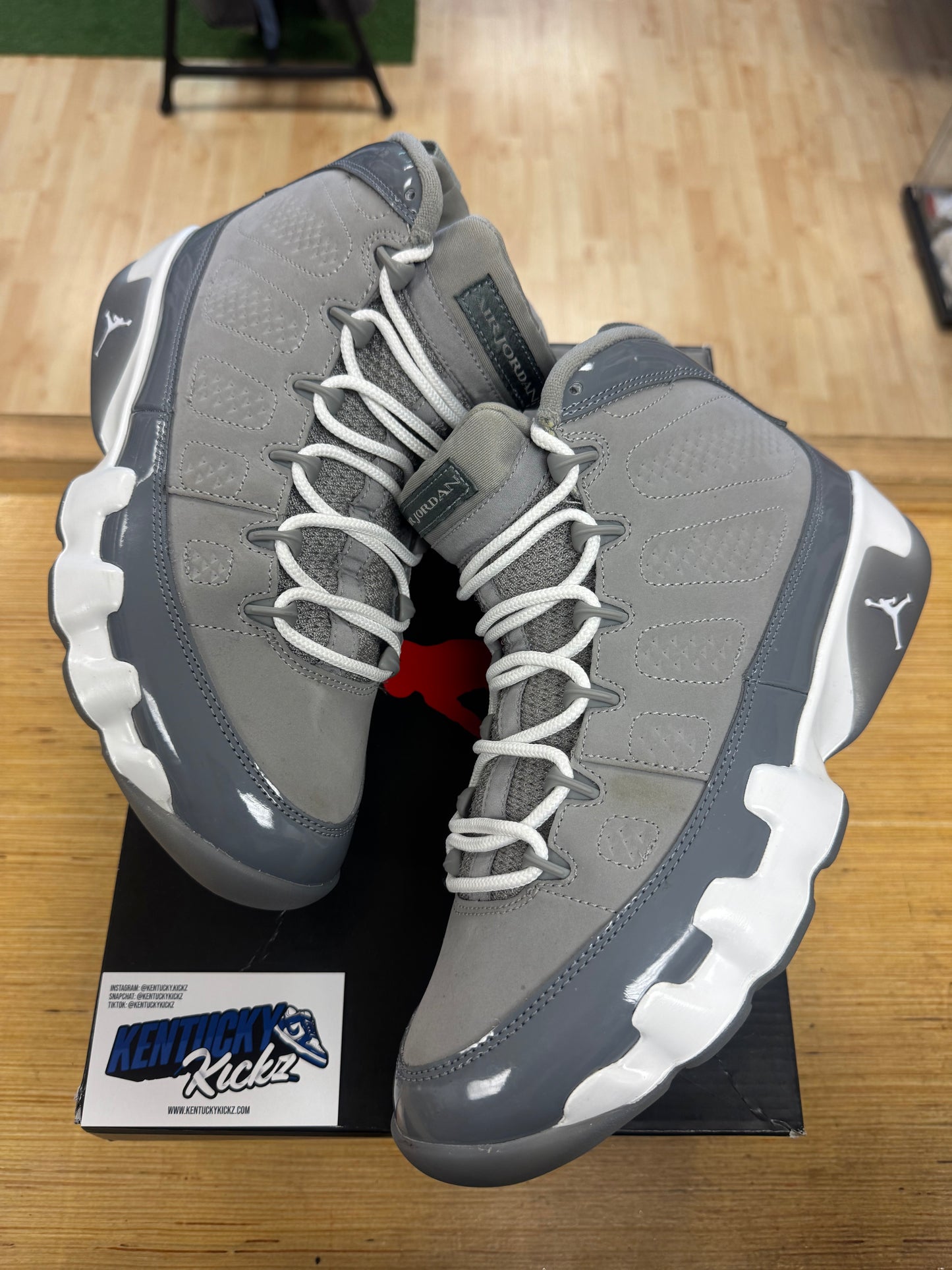 Jordan 9 Retro “Cool Grey” 2025 (Sz 9)
