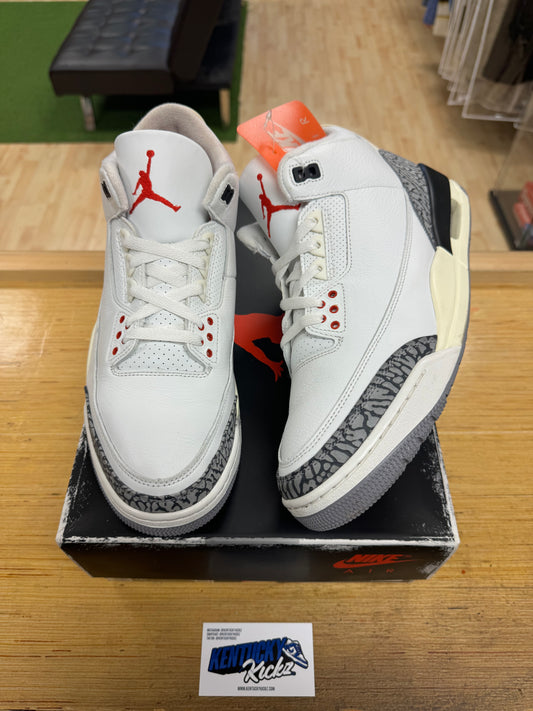 Jordan 3 Retro “White Cement Reimagined” (Sz 12)