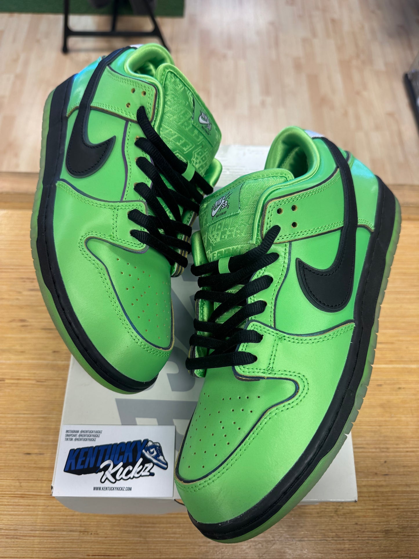 SB Dunk Low “The Powerpuff Girls Buttercup” (Sz 11)