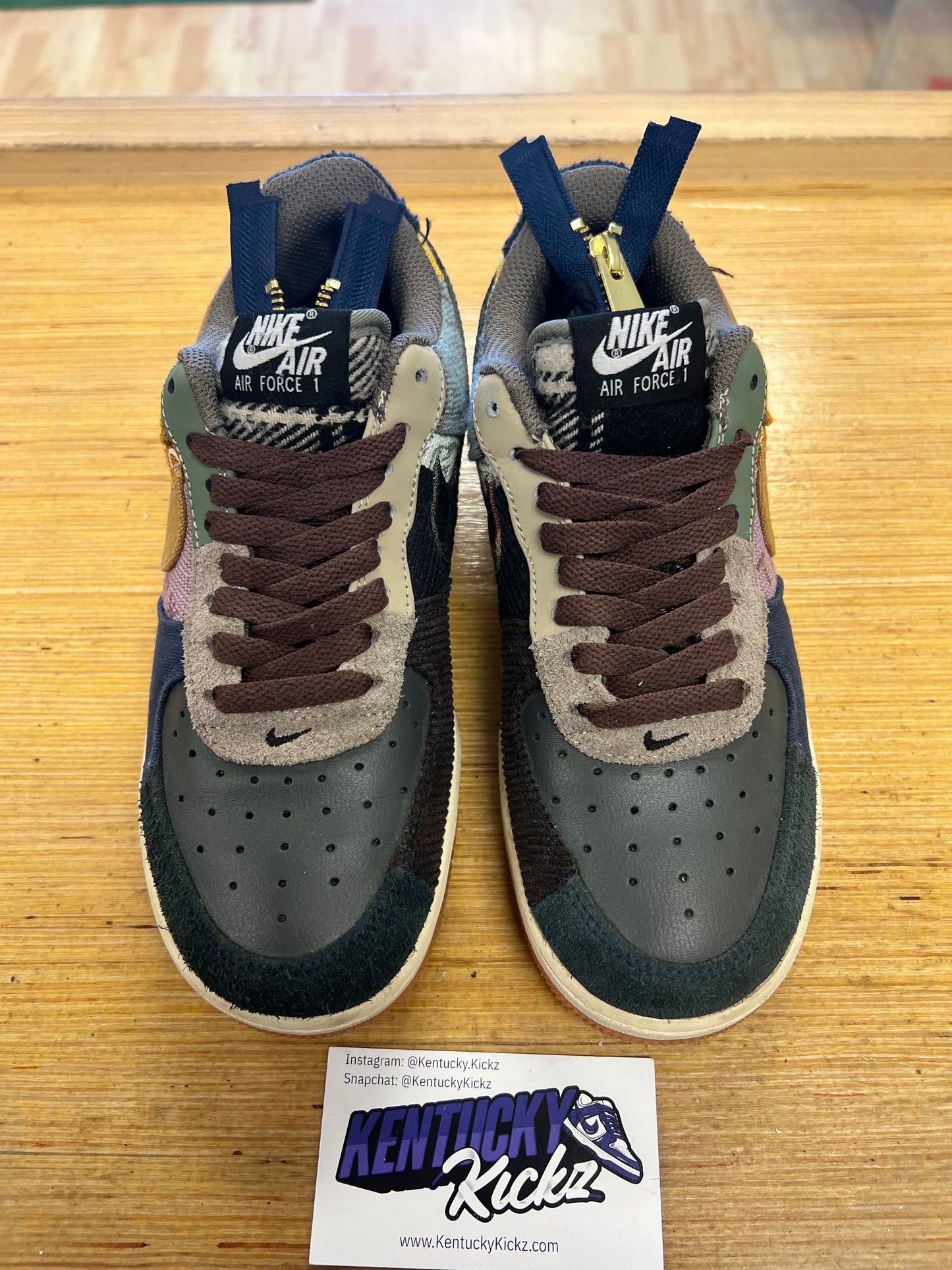 Air Force 1 “Travis Scott Cactus Jack” (Sz 4) (USED/NO BOX)