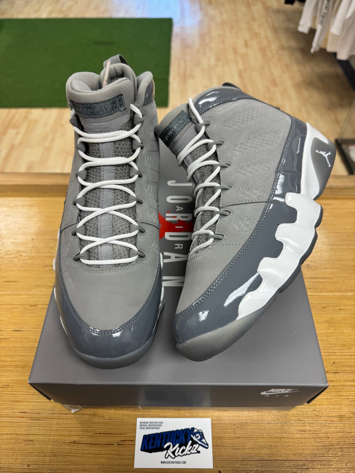 Jordan 9 Retro “Cool Grey” 2025 (Sz 12)