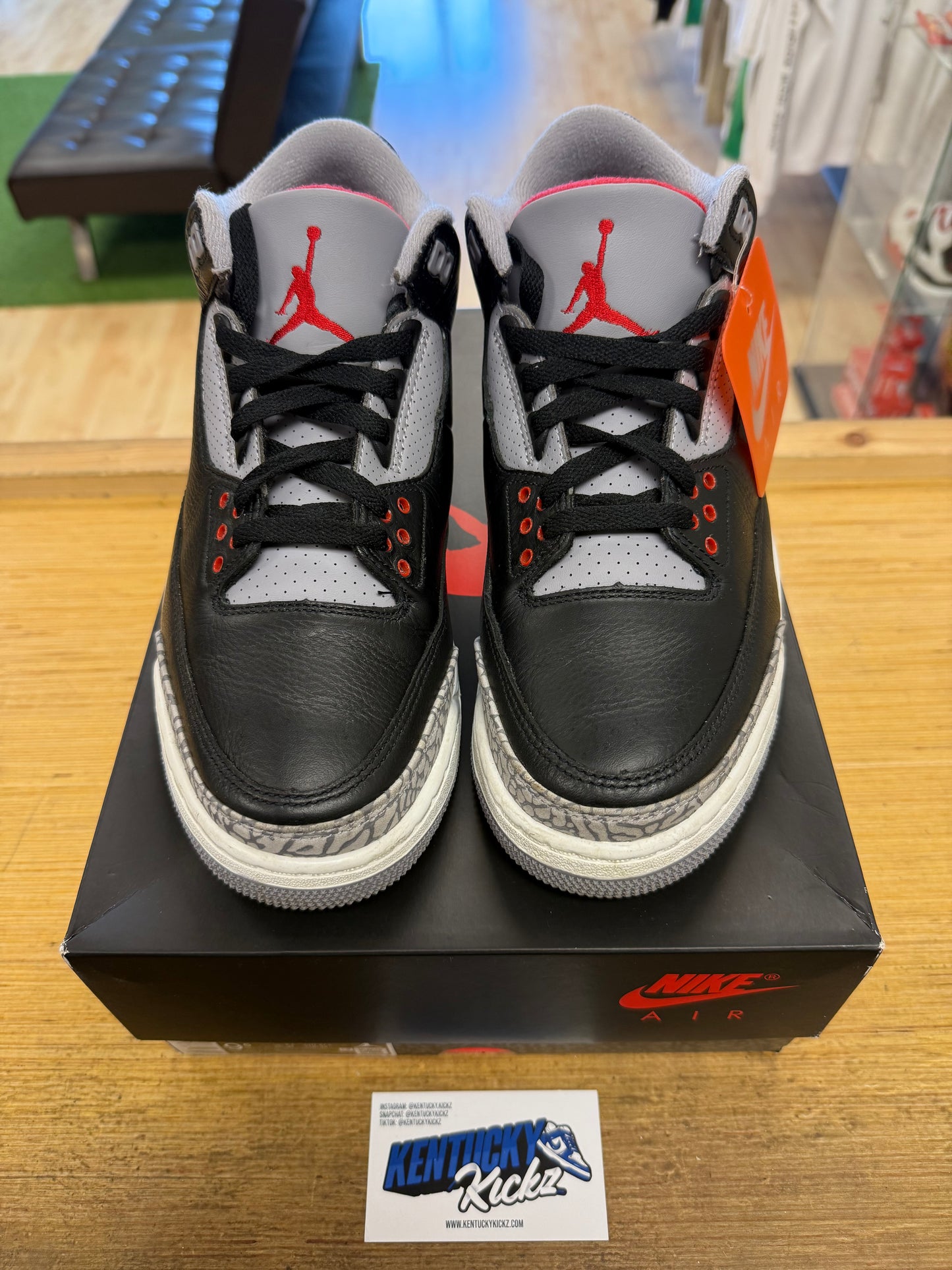 Jordan 3 Retro “Black Cement” (Sz 9.5)