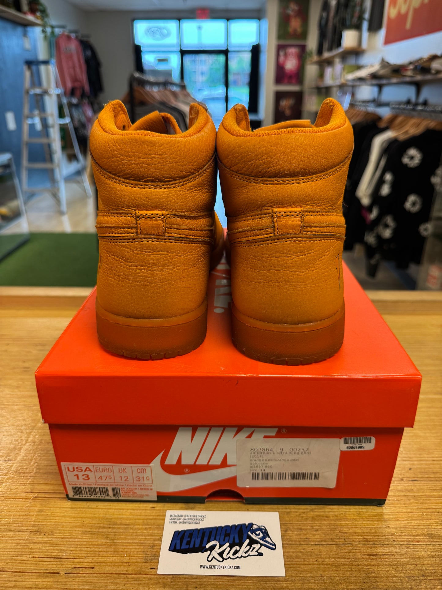 Jordan 1 Retro High “Gatorade Orange Peel” (Sz 13)