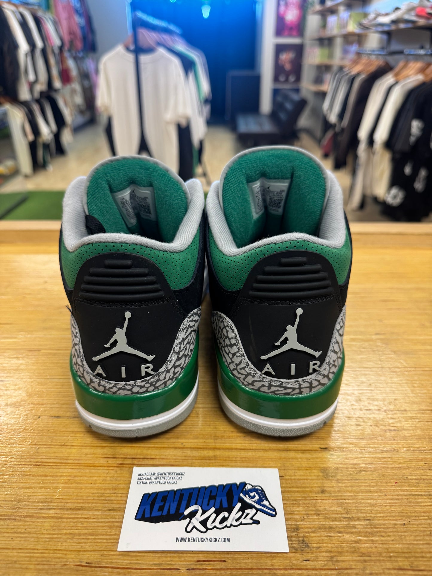 Jordan 3 Retro “Pine Green” (Sz 10.5)