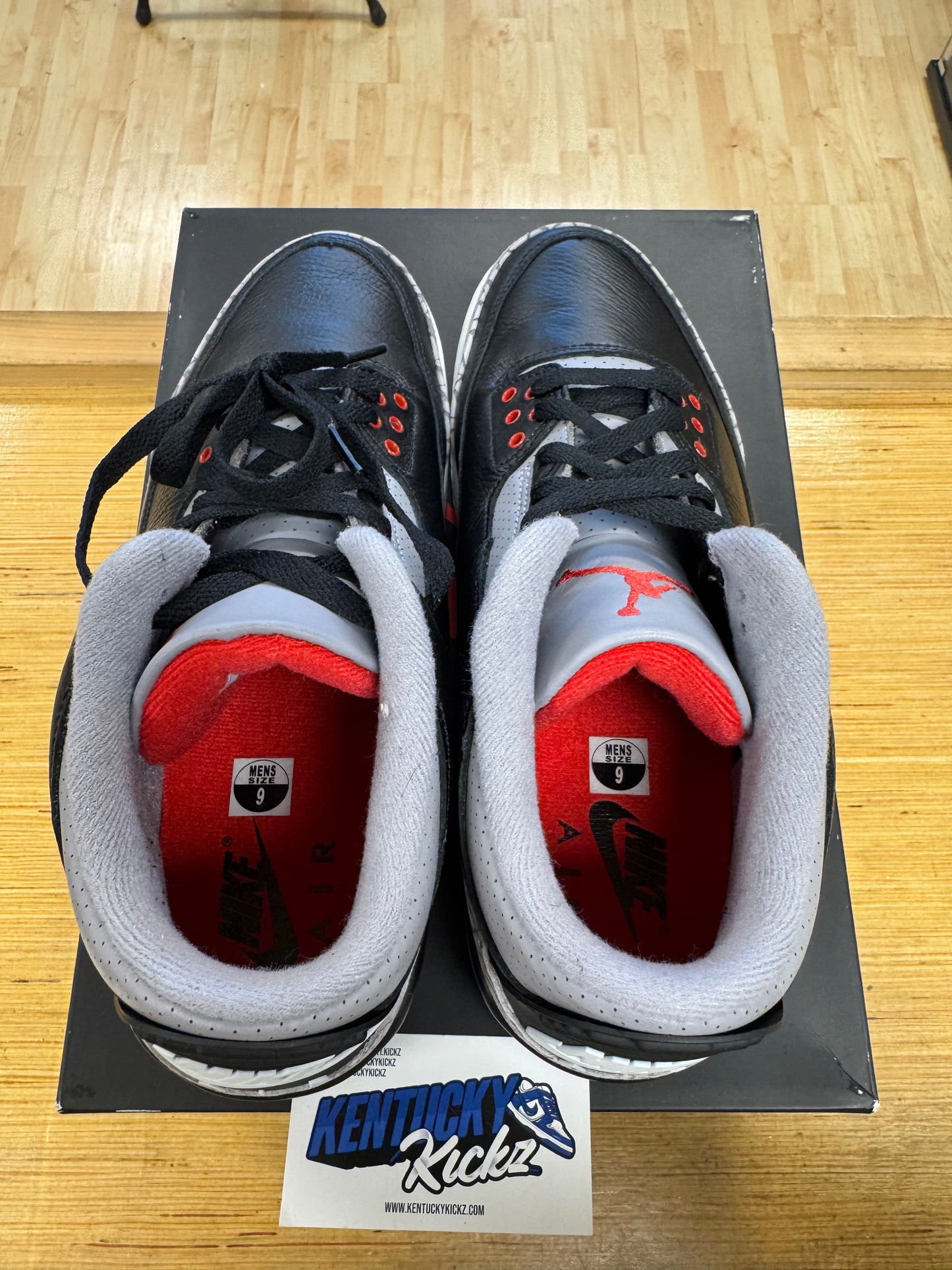 Jordan 3 Retro “Black Cement” 2024 (Sz 9)