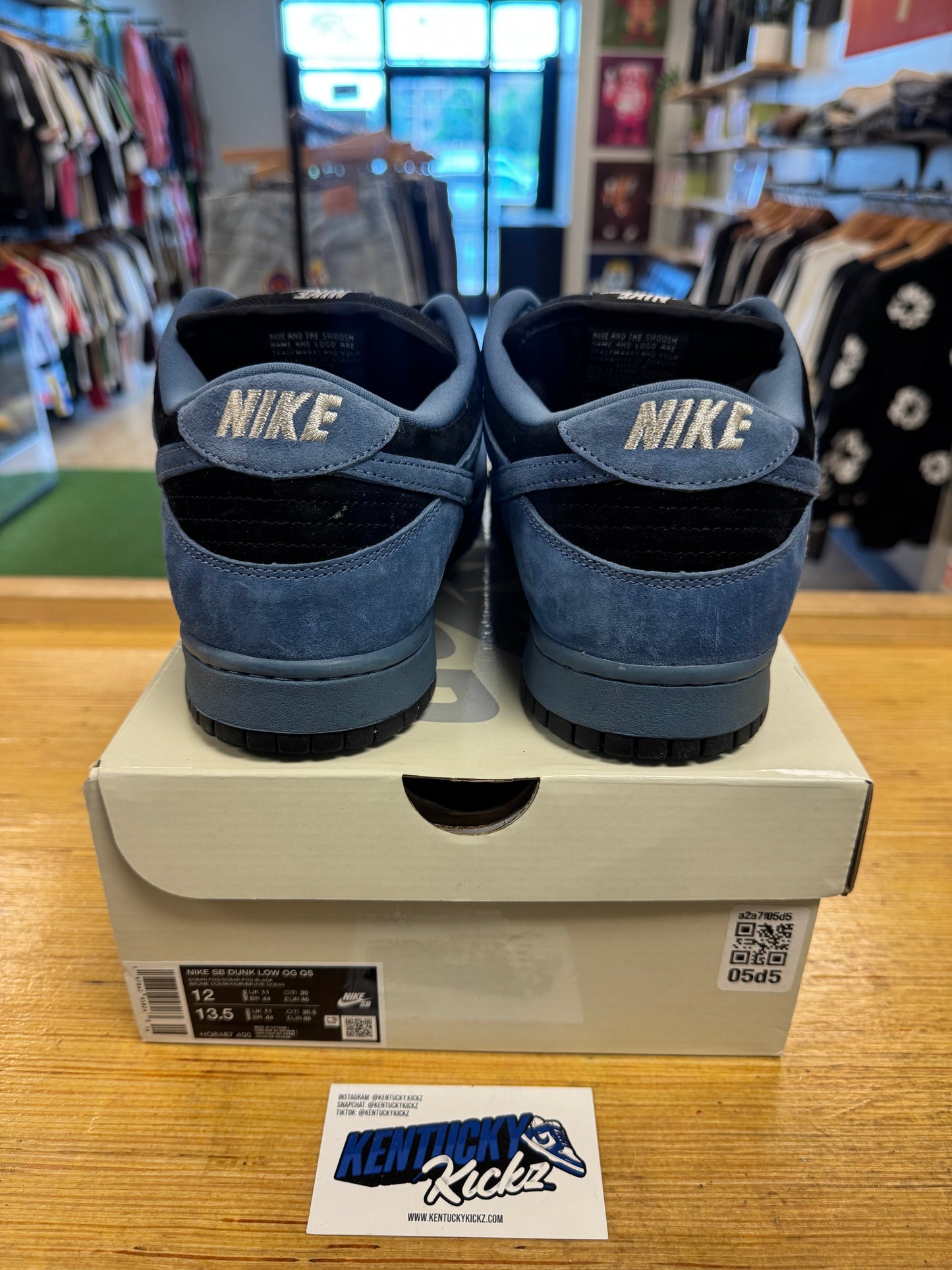 SB Dunk Low “Supreme 94 Ocean Fog” (Sz 12)