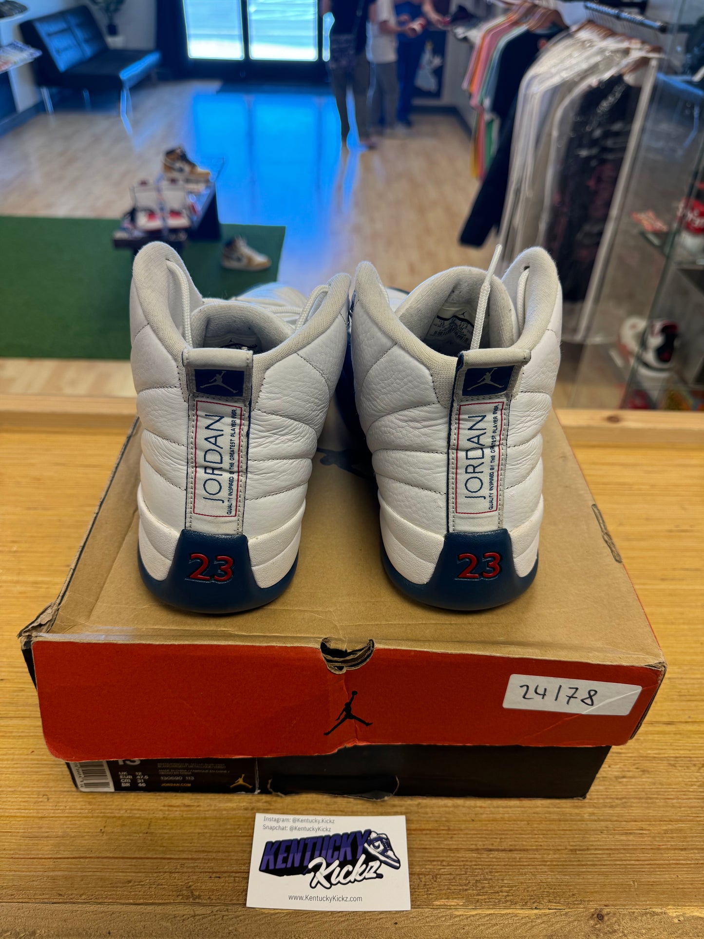 Jordan 12 Retro “French Blue” (Sz 13) (USED)