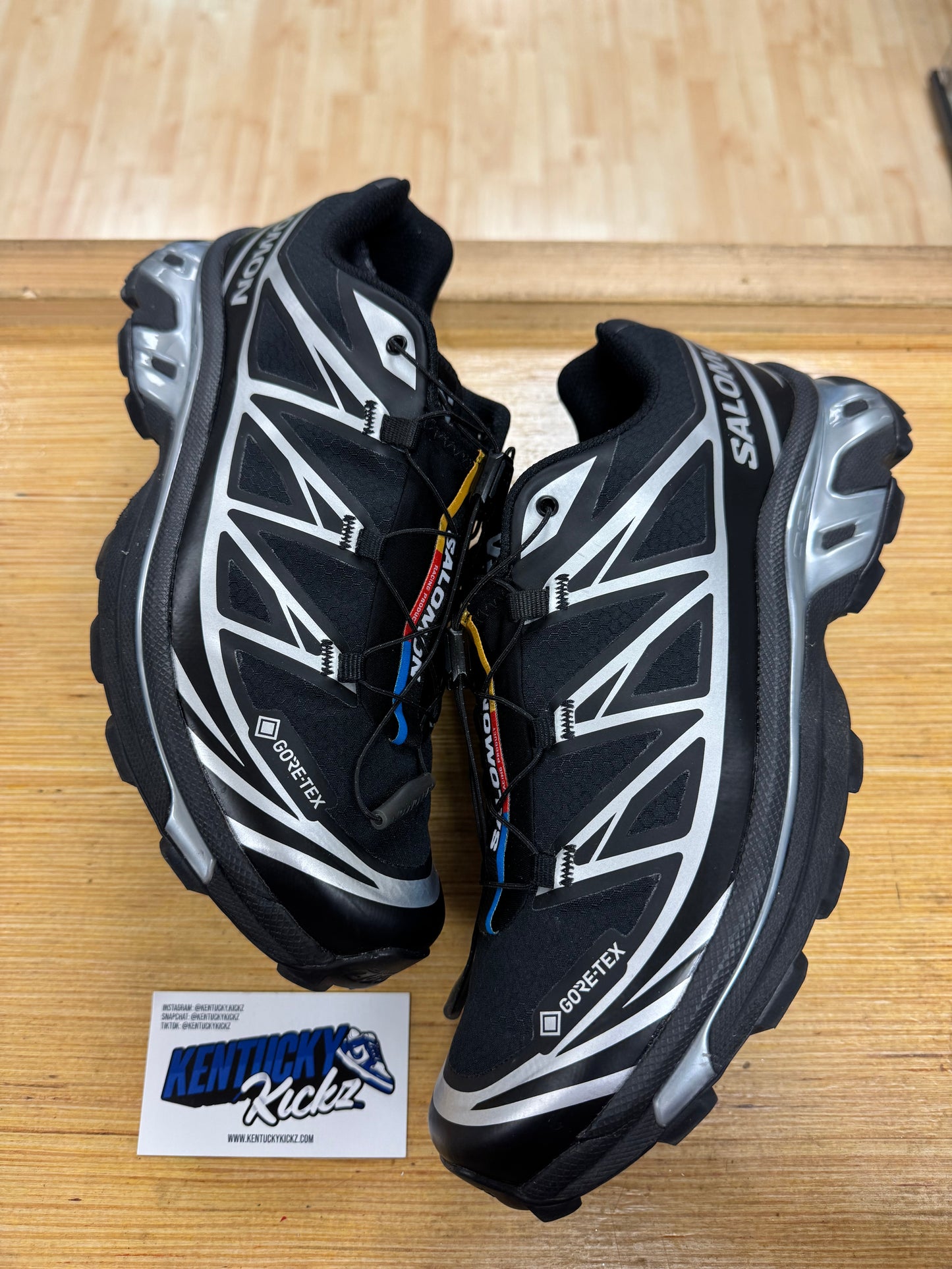 Salomon XT-6 Gore-Tex “Black Silver” (Sz 9)