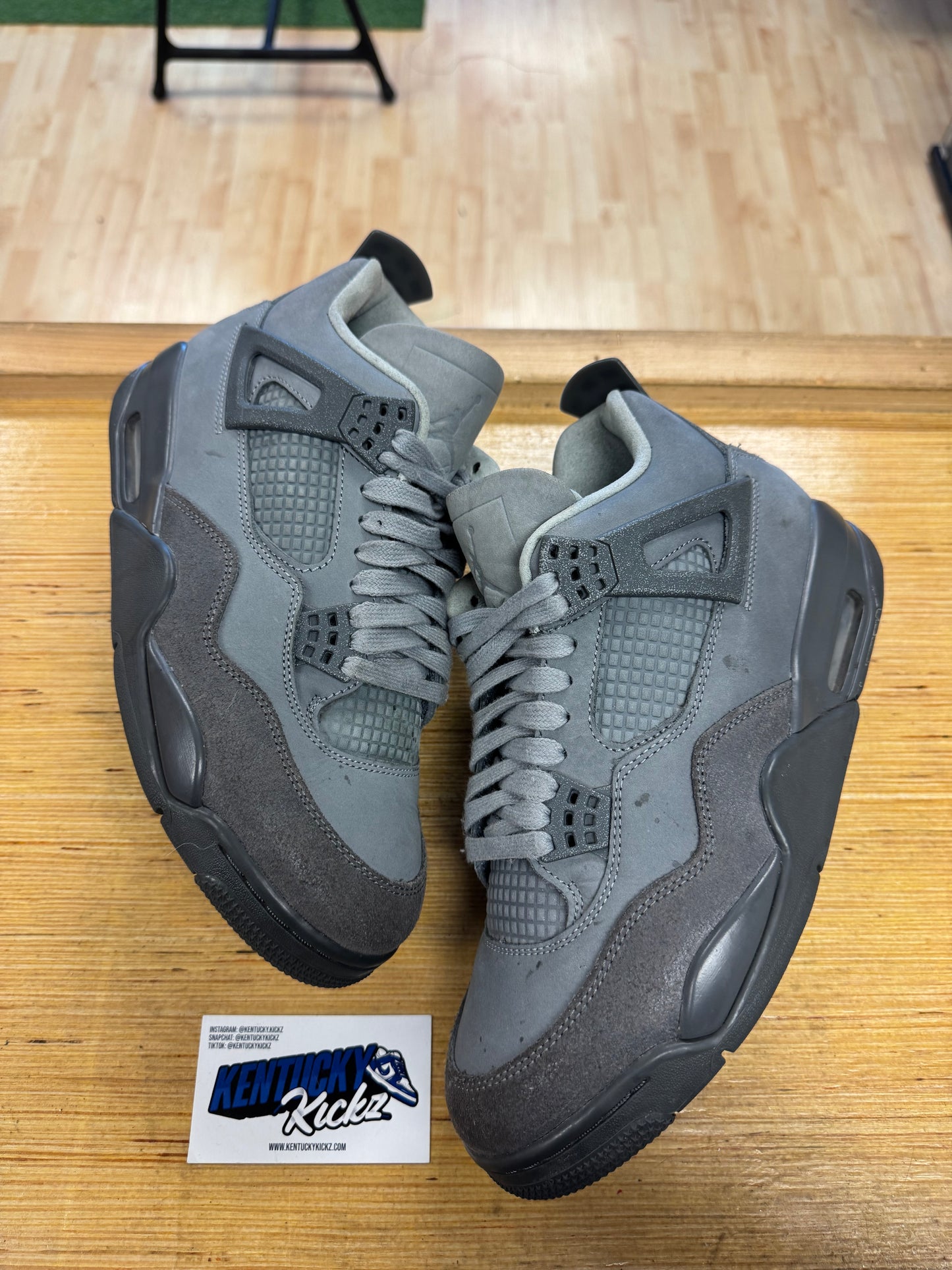 Jordan 4 Retro “Wet Cement” (Sz 8.5)