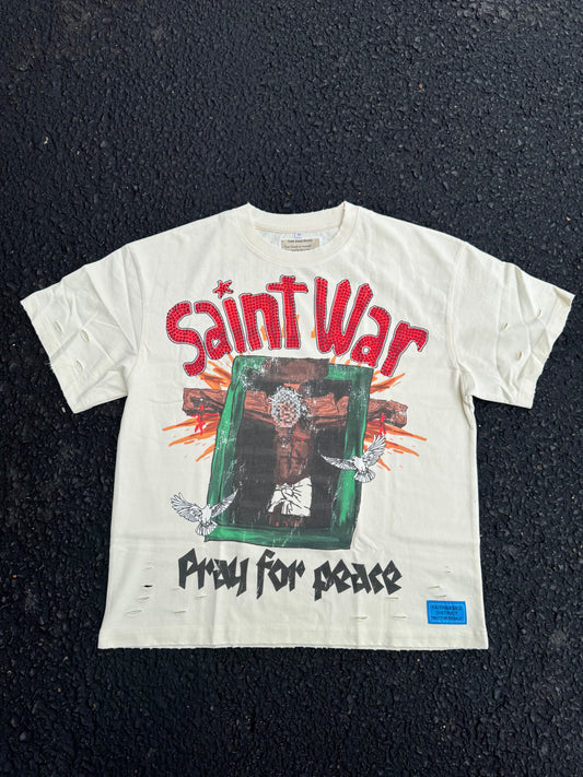 “FBD” Cream Saint War Tee