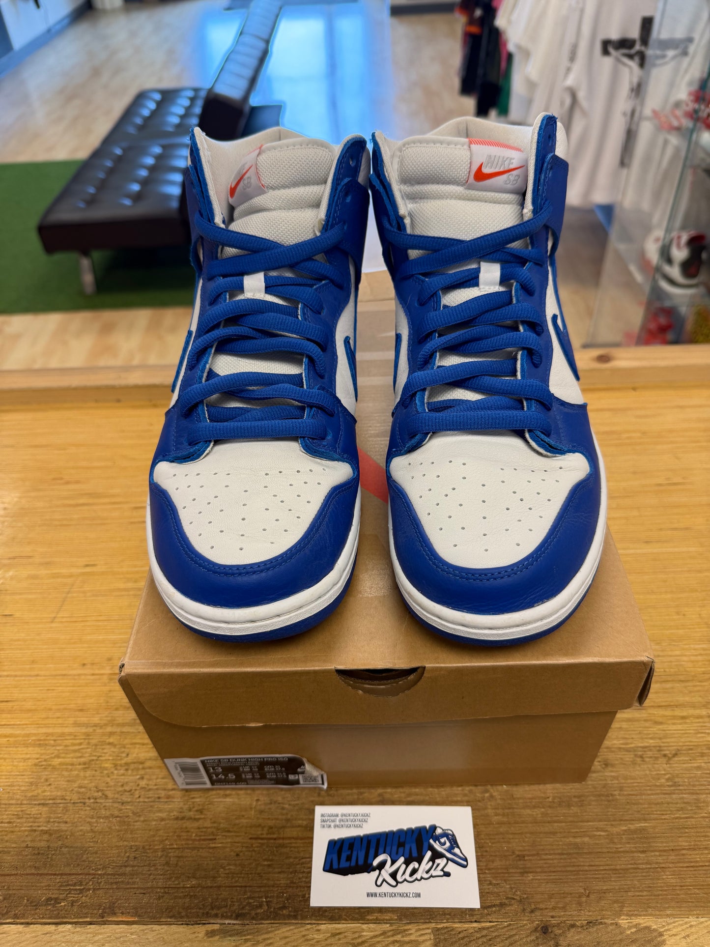 SB Dunk High Pro ISO “Kentucky” (Sz 13)