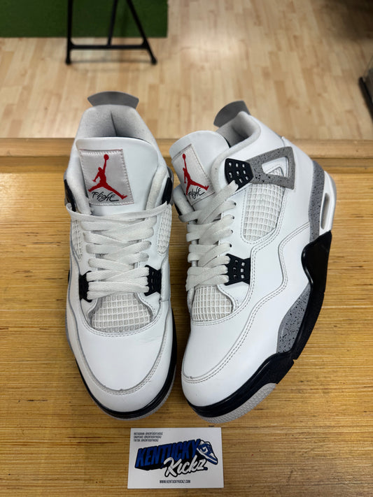 Jordan 4 Retro “White Cement” (Sz 11.5)