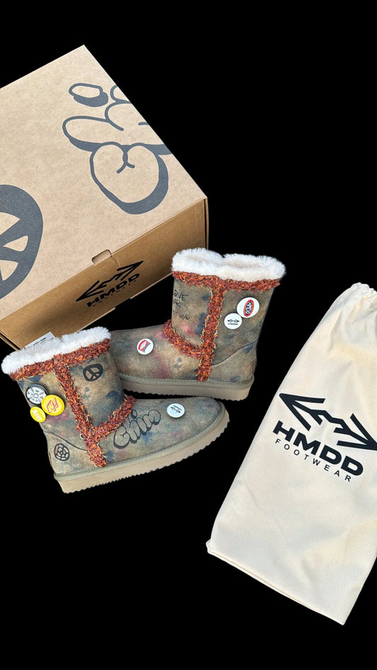 “HMDD” GRAFFITI BOOT