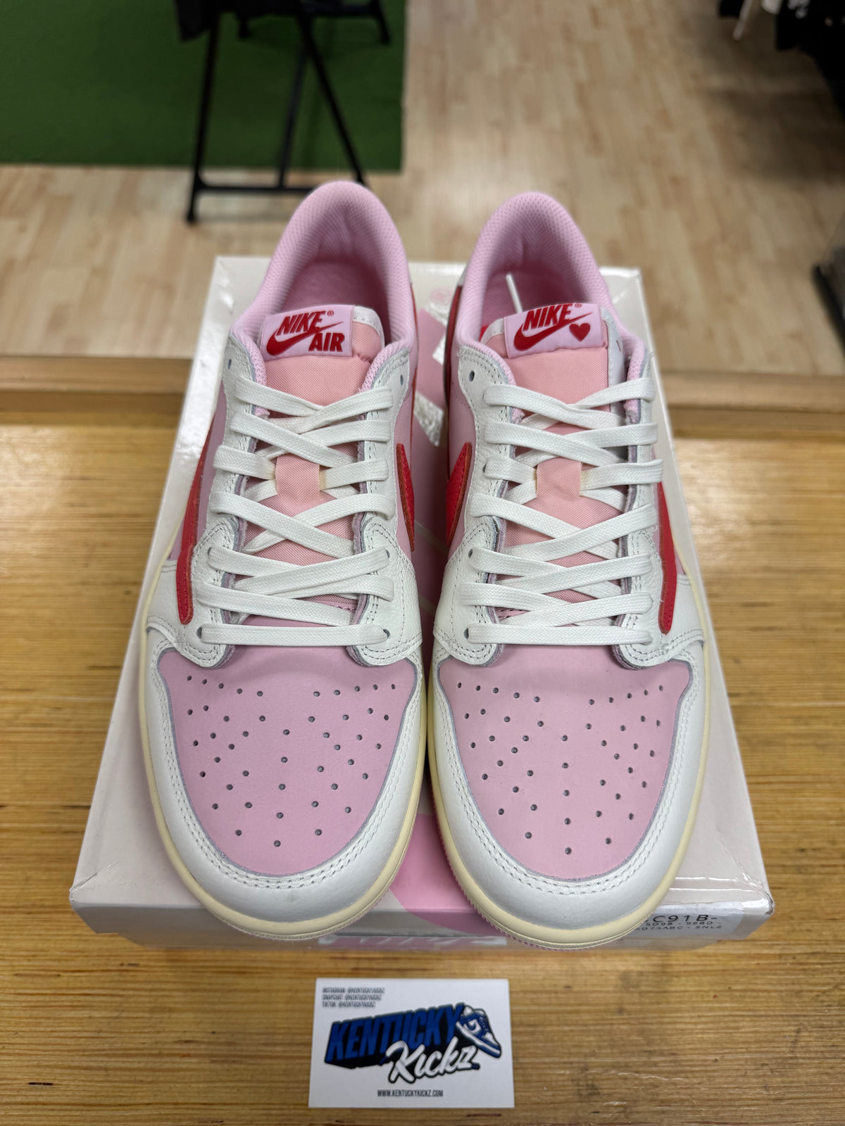 Jordan 1 Retro Low OG SP “Travis Scott Sail Tropical Pink” (Sz 10)