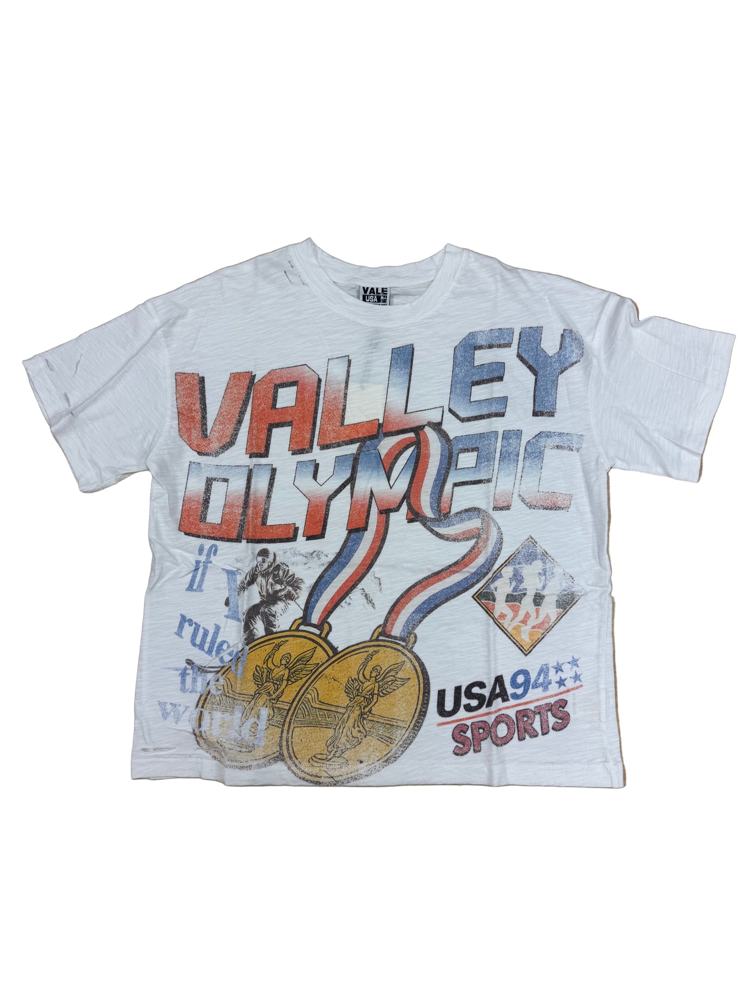“VALE” Olympia Tee (White)