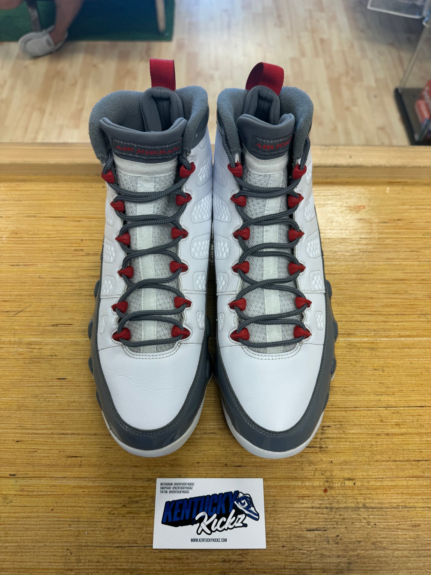 Jordan 9 Retro “Fire Red” (Sz 12)