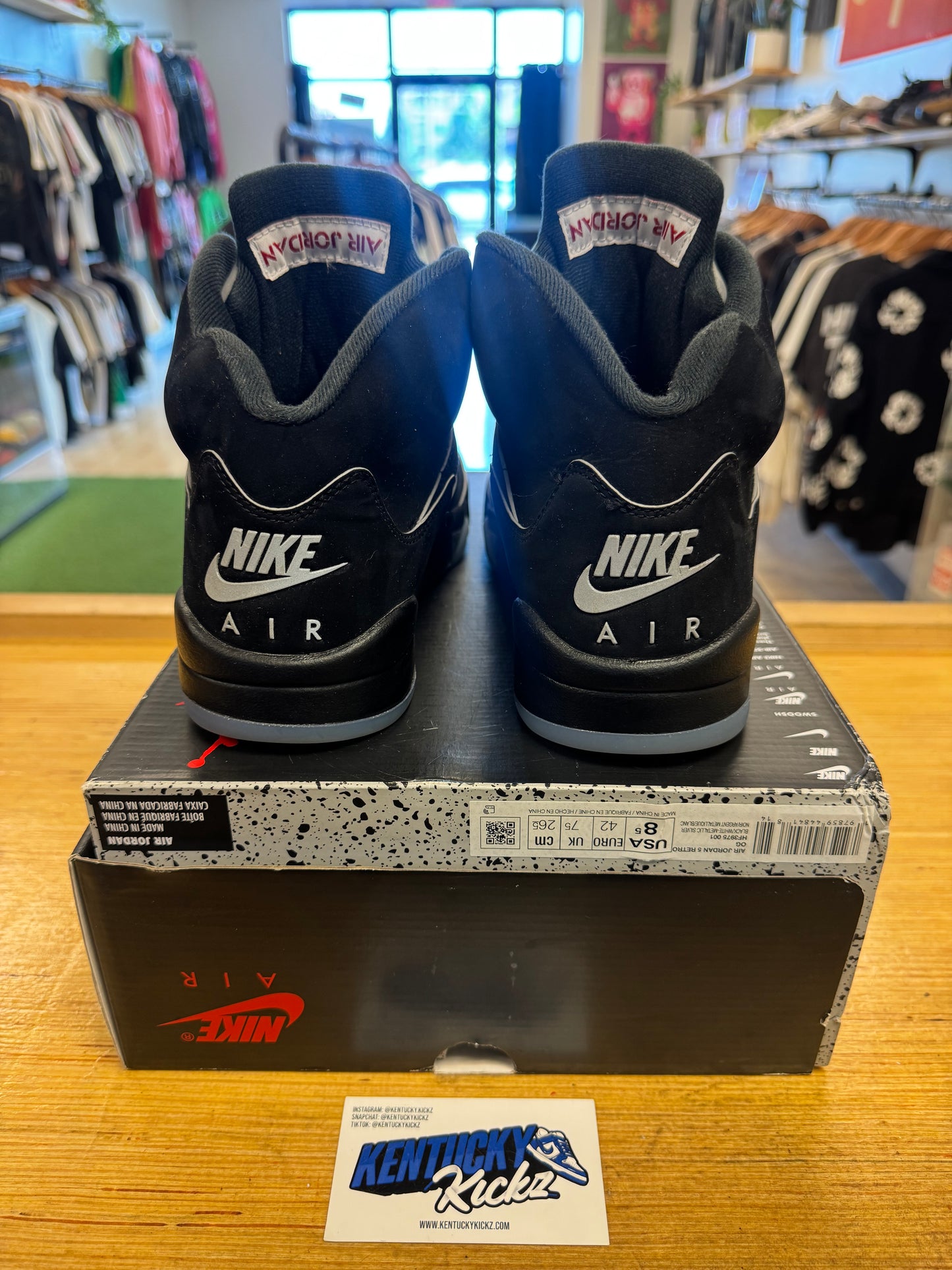 Jordan 5 Retro “Metallic” 2025 (Sz 8.5)