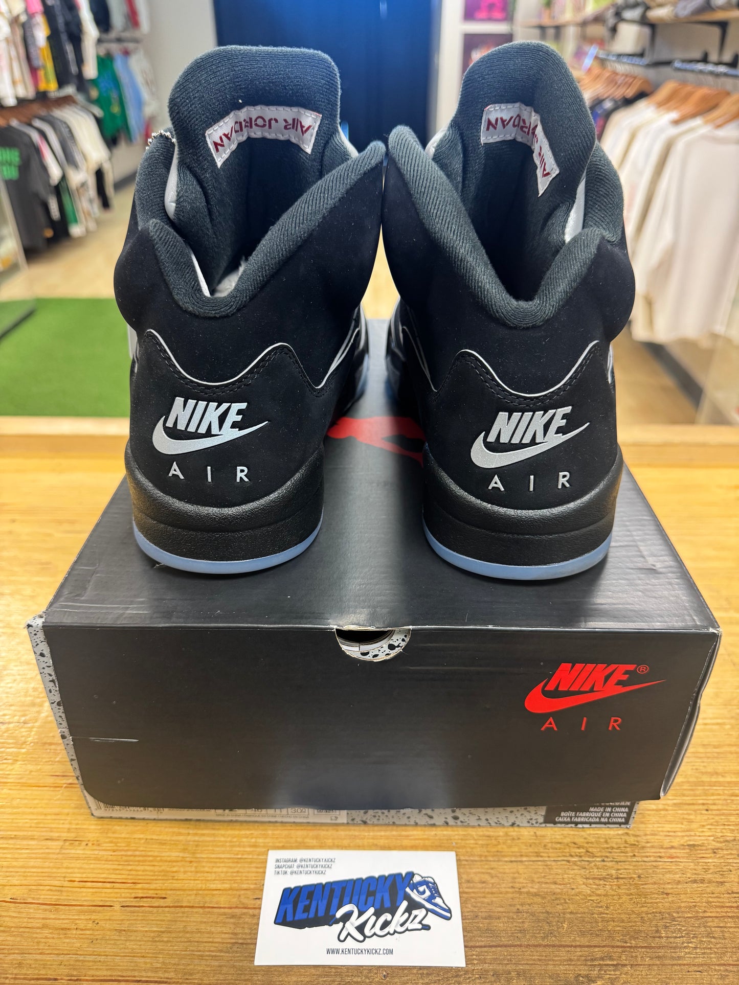 Jordan 5 Retro “Black Metallic Reimagined” (Sz 12)