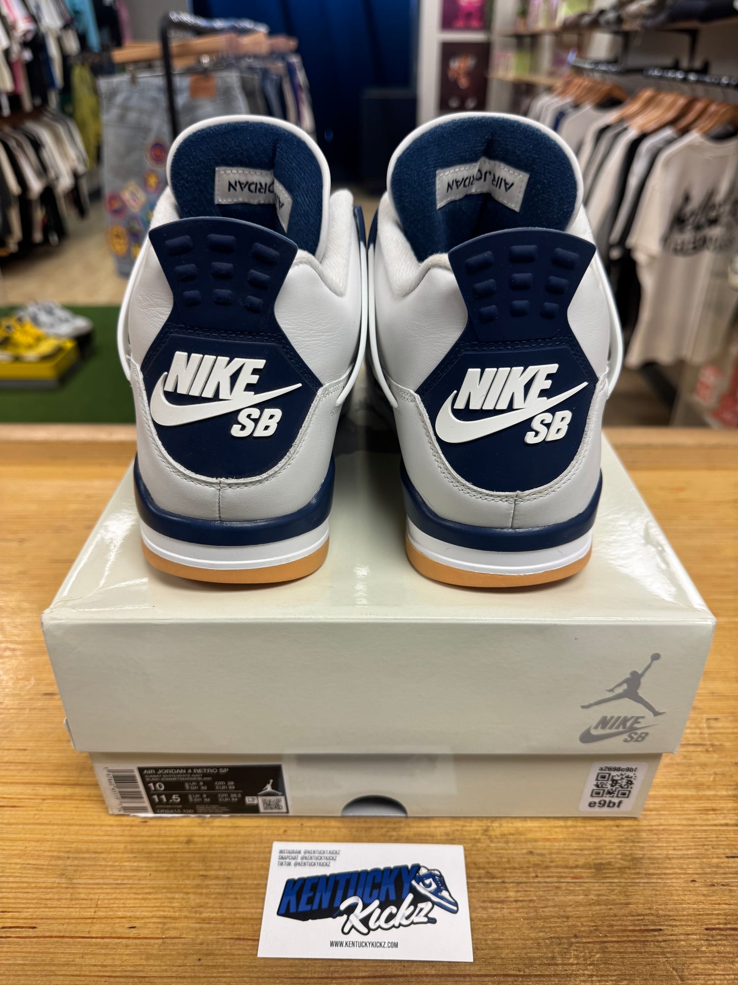 Jordan 4 Retro SB “Navy” (Sz 10)
