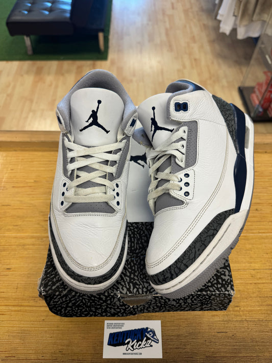 Jordan 3 Retro “Midnight Navy” (Sz 10)