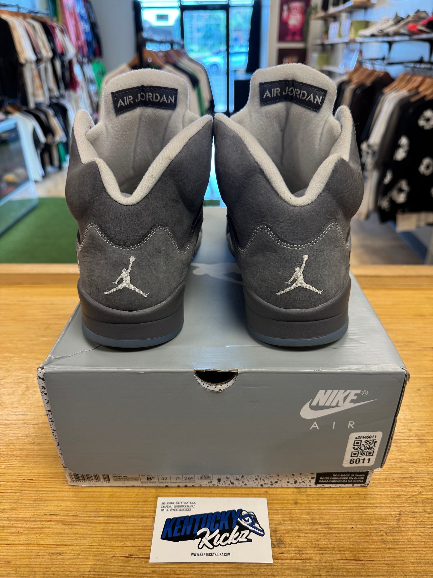 Jordan 5 Retro “Wolf Grey” 2026 (Sz 8.5)