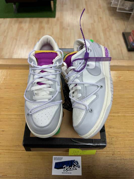 Dunk Low “Off-White Lot 3” (Sz 8)