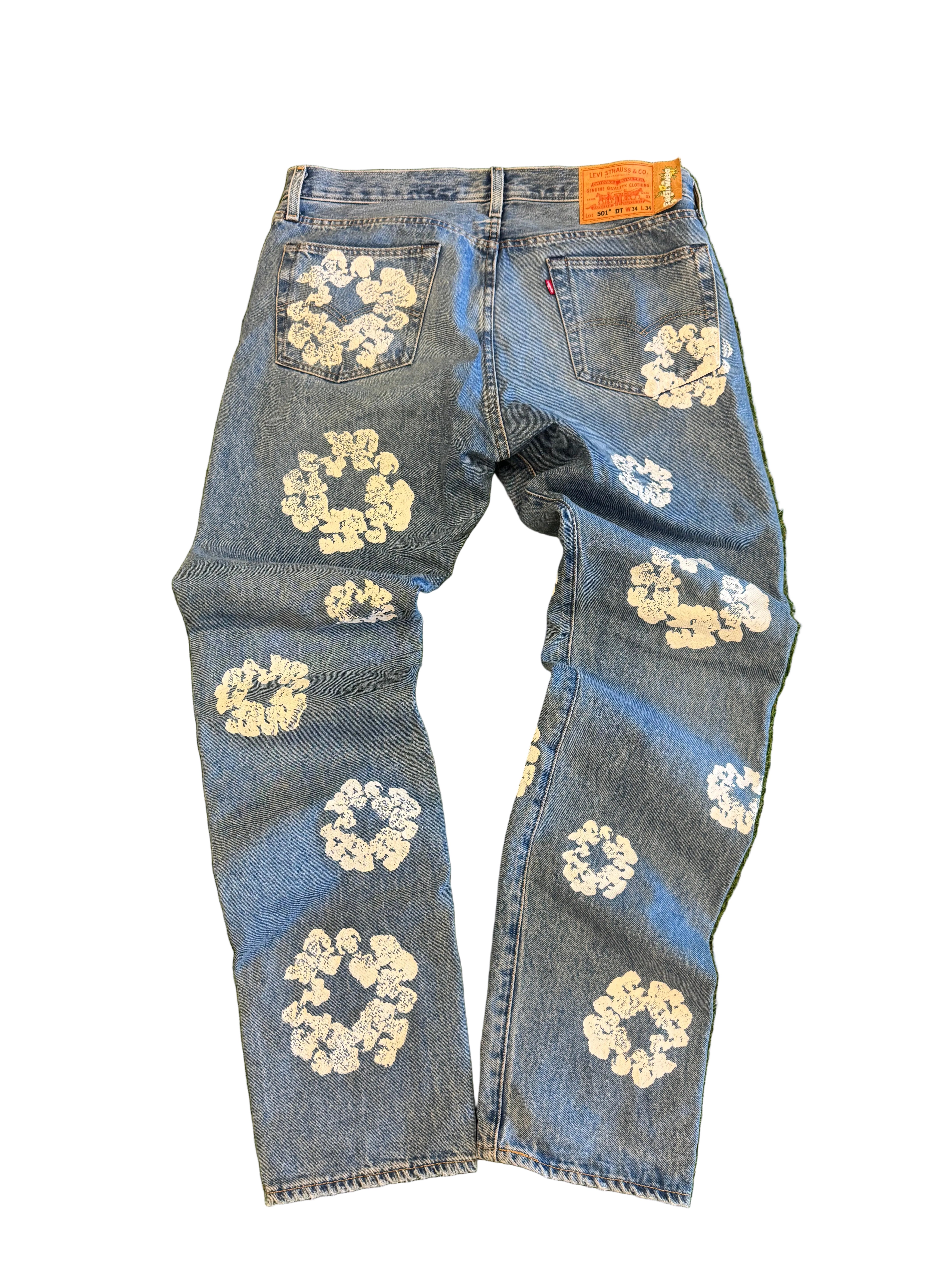 Denim Tears x Levi's Cotton Wreath Jean (Light Washed) – Kentucky