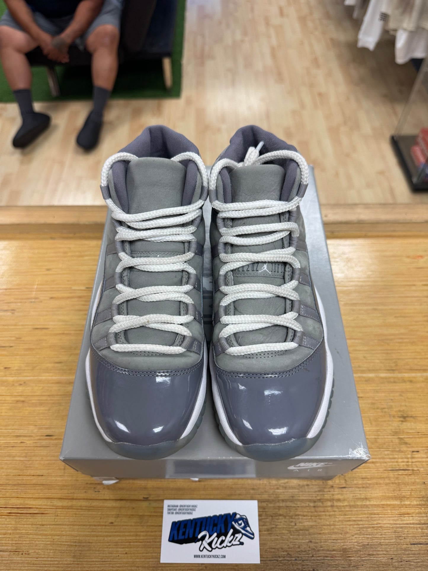 Jordan 11 Retro “Cool Grey” (Sz 5.5Y)