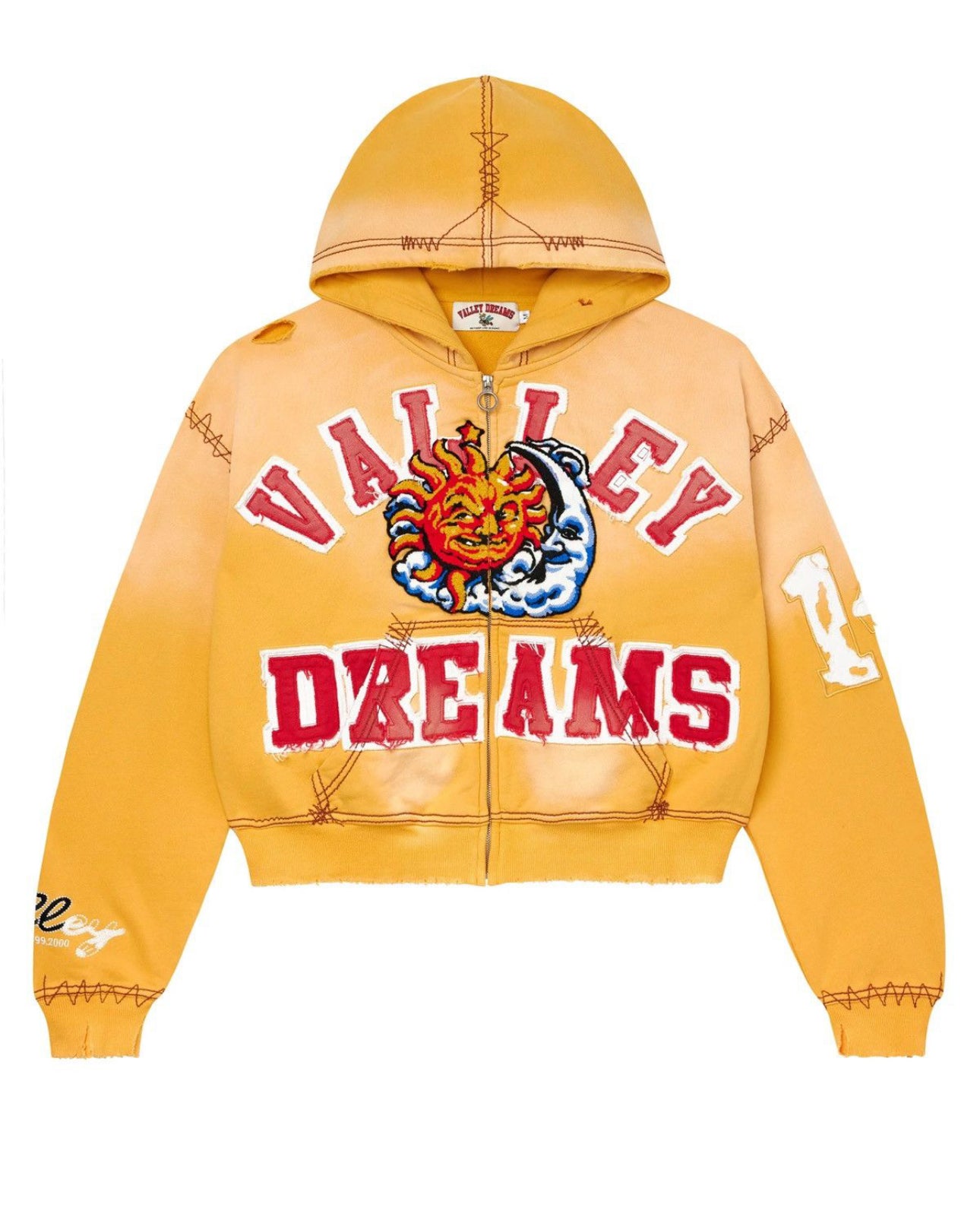 “VALE” Sunny Zip Up (Yellow)