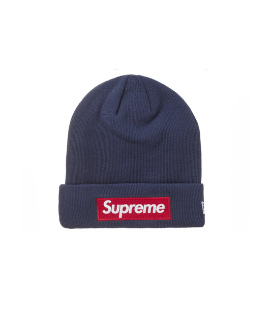 Supreme New Era Box Logo Beanie “Navy” (FW24)