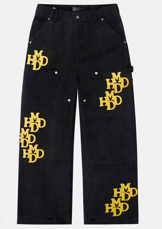 “HMDD” YELLOW PATCH PANT