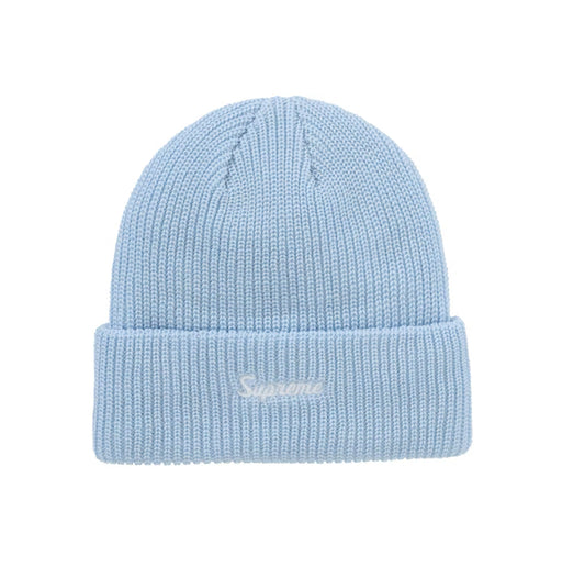 Supreme Loose Gauge Beanie “FW25” (Light Blue)