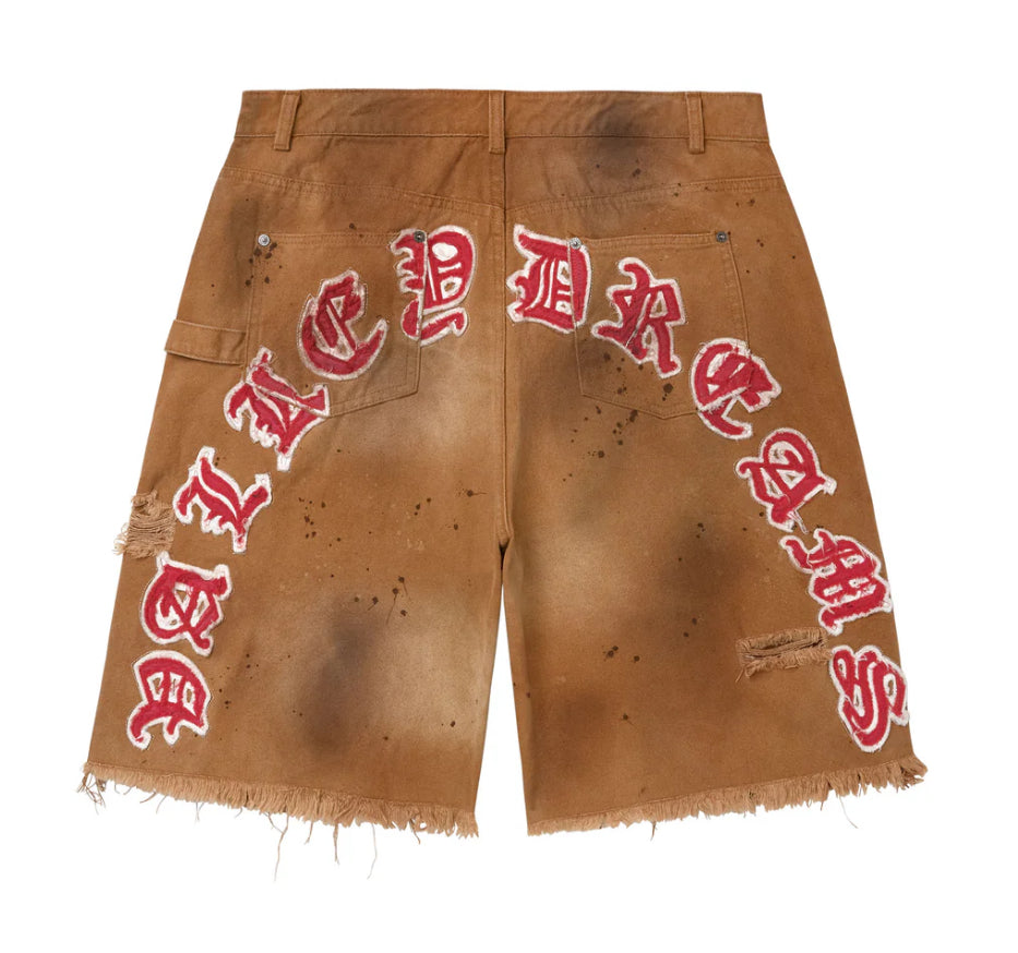 “Vale” WORKSHOP JORTS (BROWN)
